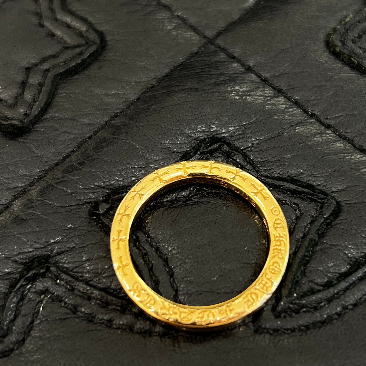 CHROME HEARTS 22K NTFL Ring Size 17.5号 クロムハーツ 22K NTFL リング サイズ17.5号