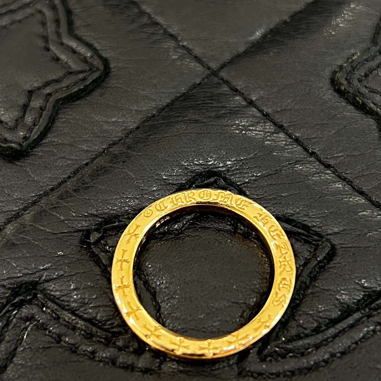 CHROME HEARTS 22K NTFL Ring Size 17.5号 クロムハーツ 22K NTFL リング サイズ17.5号