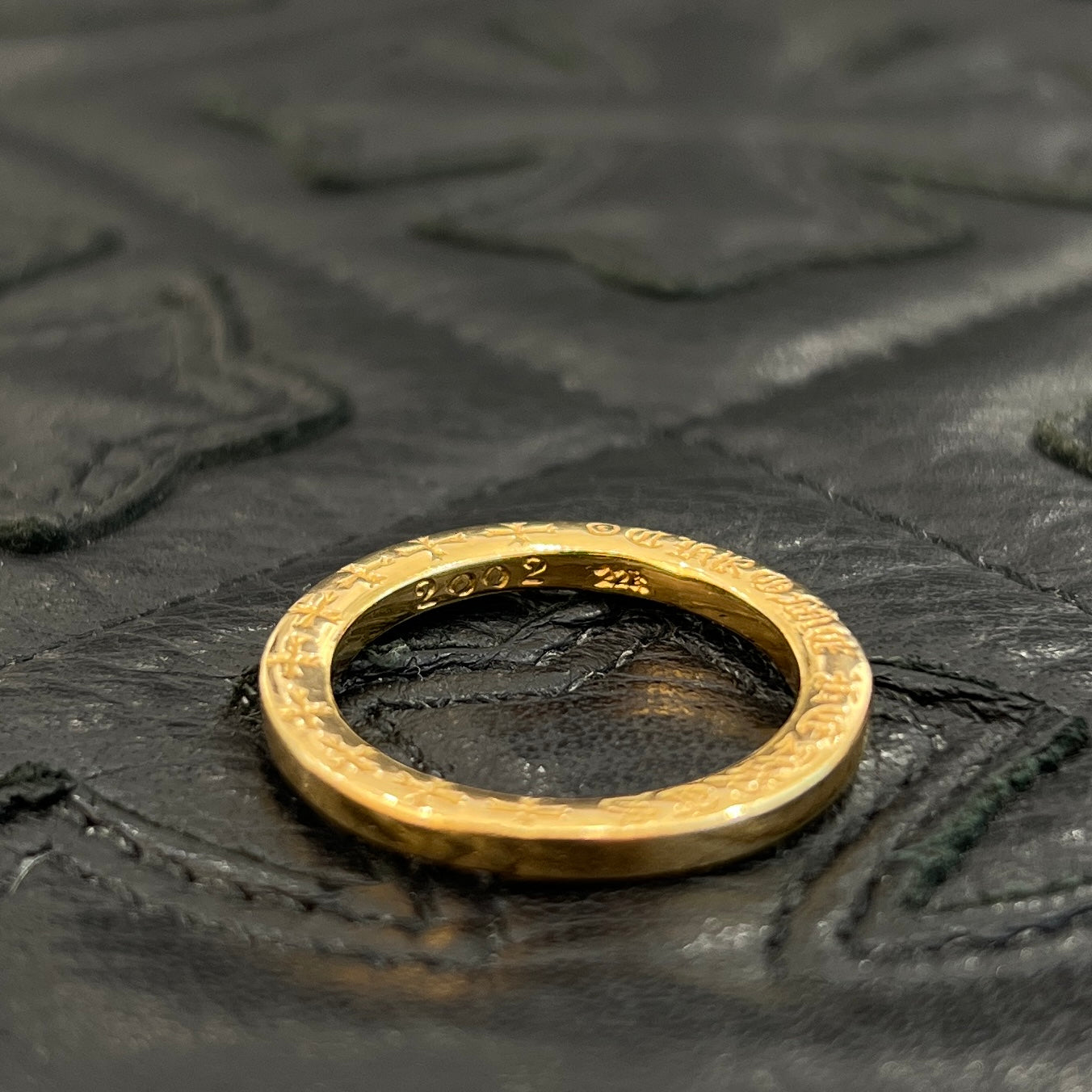 CHROME HEARTS 22K NTFL Ring Size 17.5号 クロムハーツ 22K NTFL リング サイズ17.5号