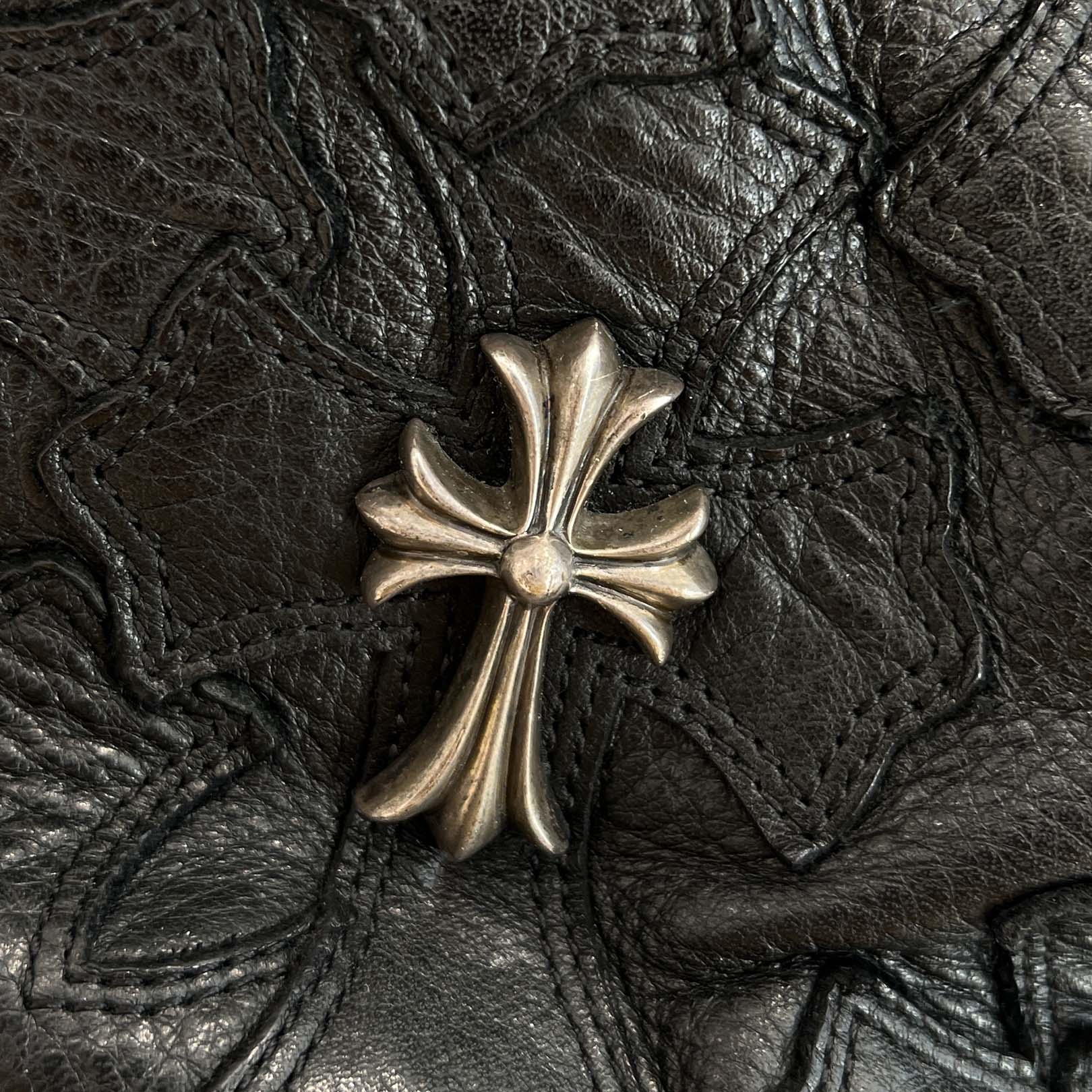 CHROME HEARTS Cemetery Cross Patch Gilles Boston Bag クロムハーツ セメタリークロスパッチ ジル ボストンバッグ