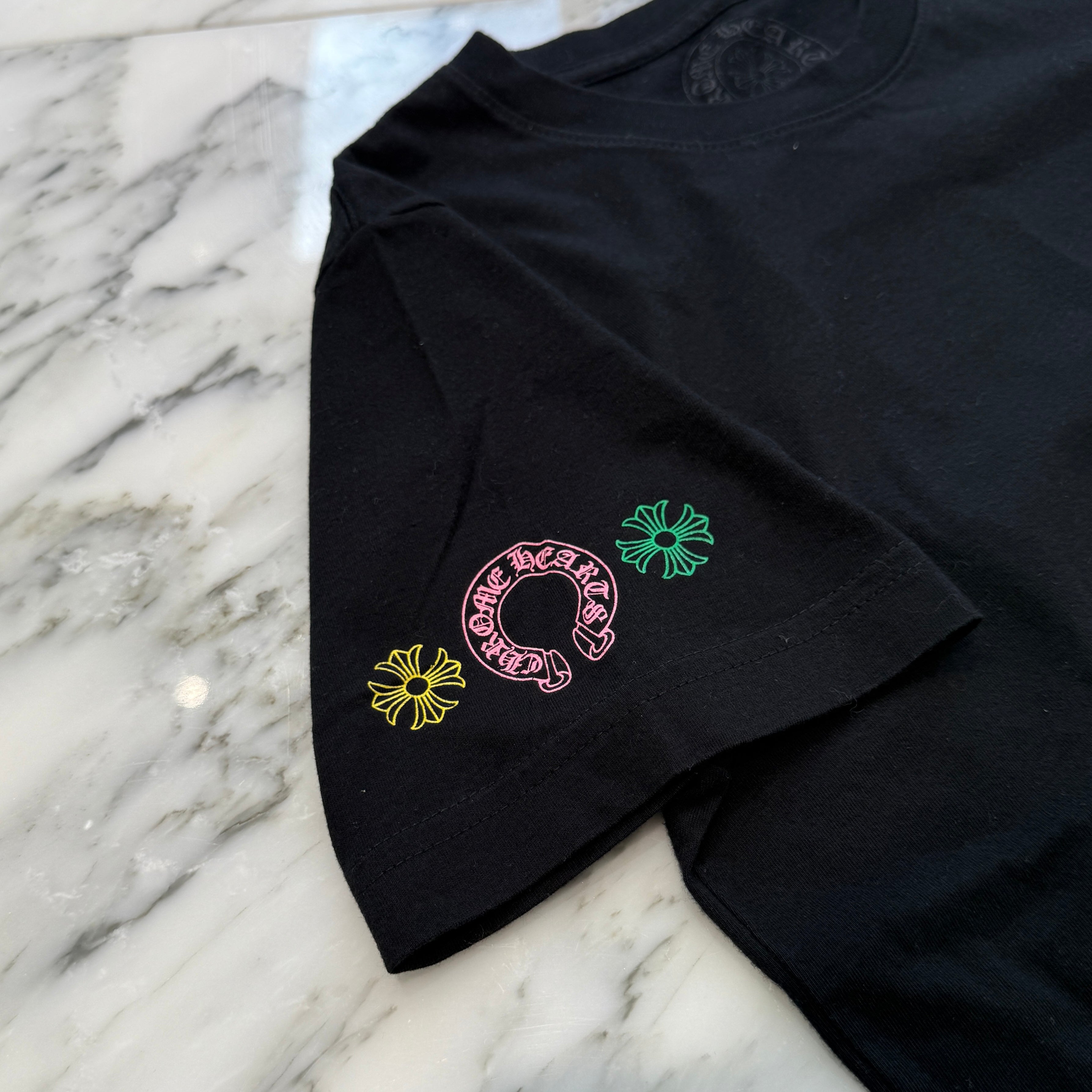 CHROME HEARTS 2021SS MLTCOL CEM CRS Tee Size XS クロムハーツ マルチカラー セメタリークロス Tシャツ サイズXS