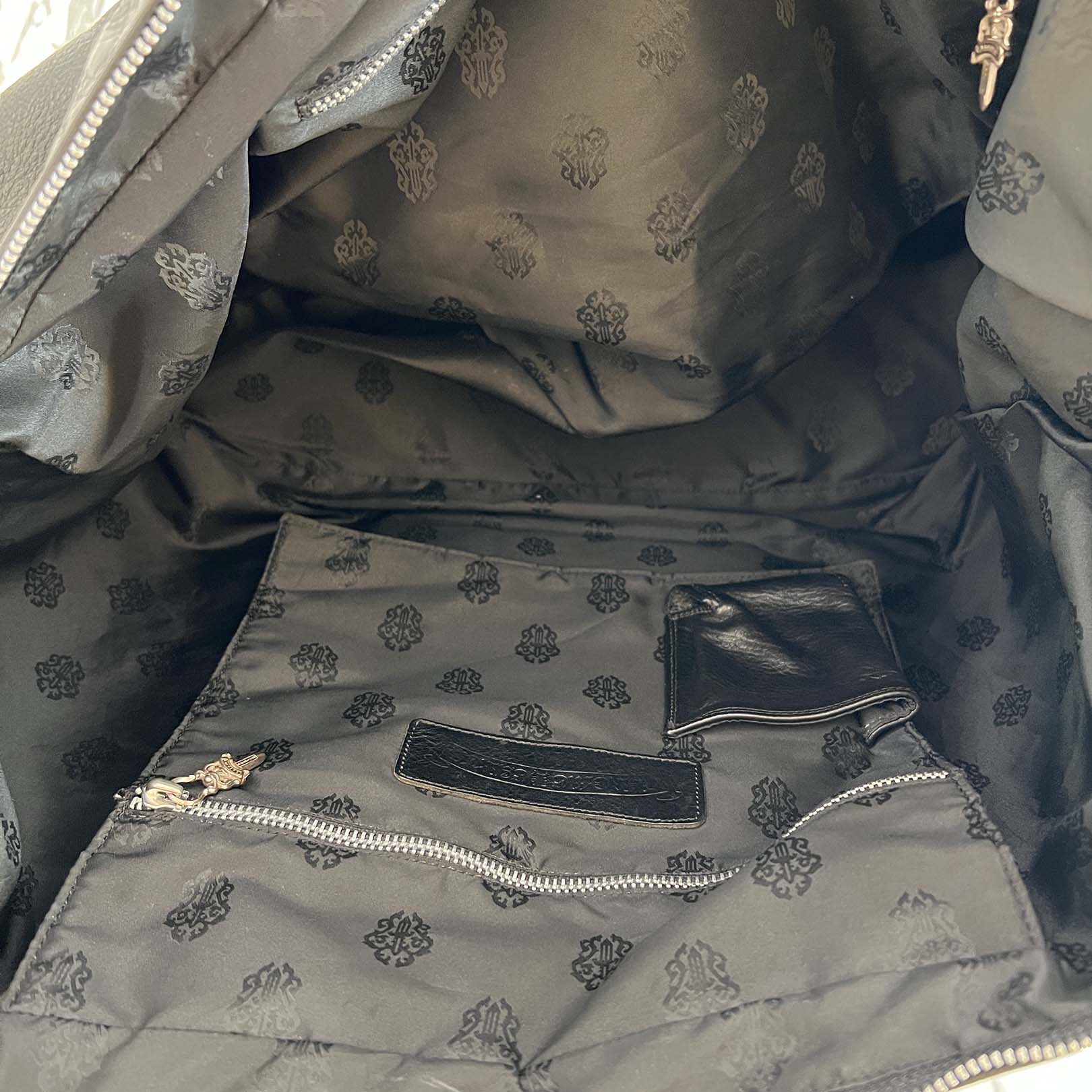 CHROME HEARTS Cemetery Cross Patch Gilles Boston Bag クロムハーツ セメタリークロスパッチ ジル ボストンバッグ