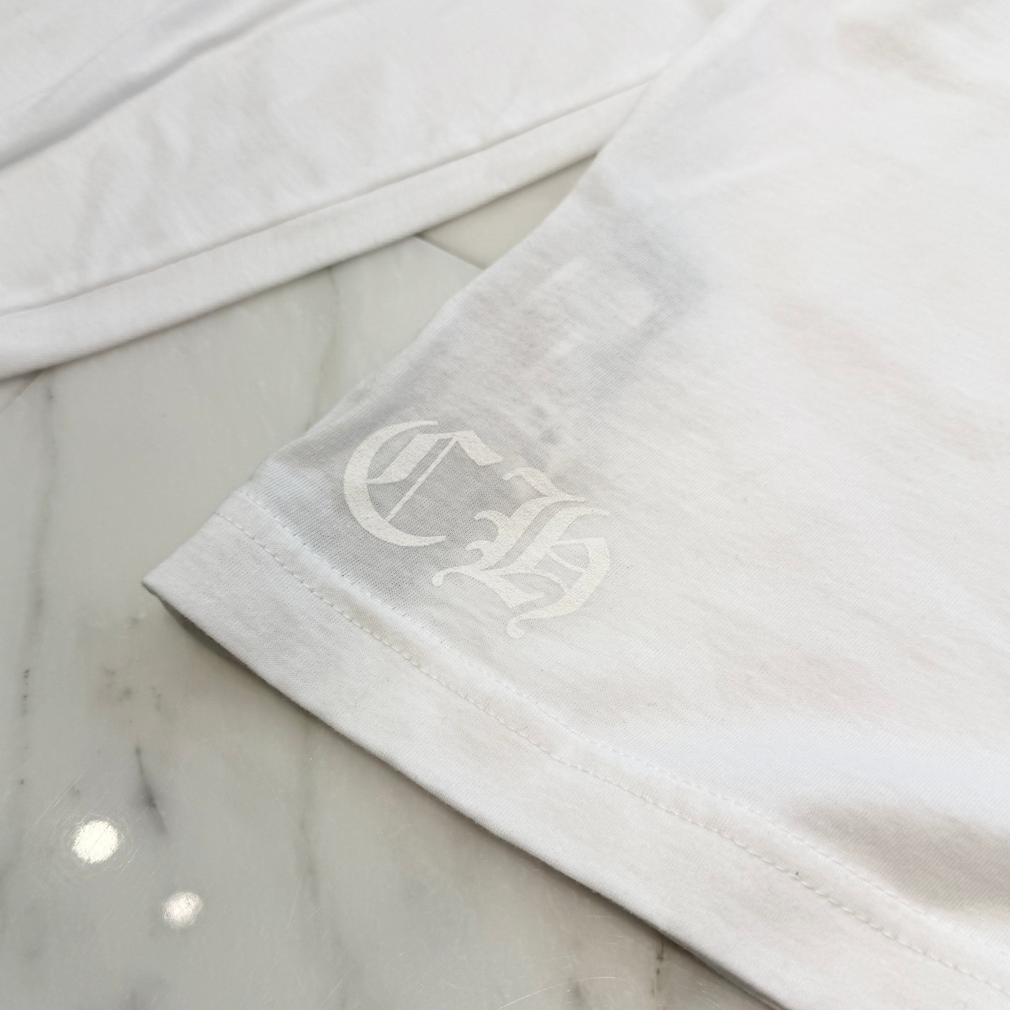 CHROME HEARTS × The Rolling Stones 2024SS Lip And Tan Neck Logo Back Scroll Long Sleeve Tee Size L クロムハーツ×ローリングストーンズ リップアンドタンネックロゴ バックスクロール ロングスリーブTシャツ サイズL