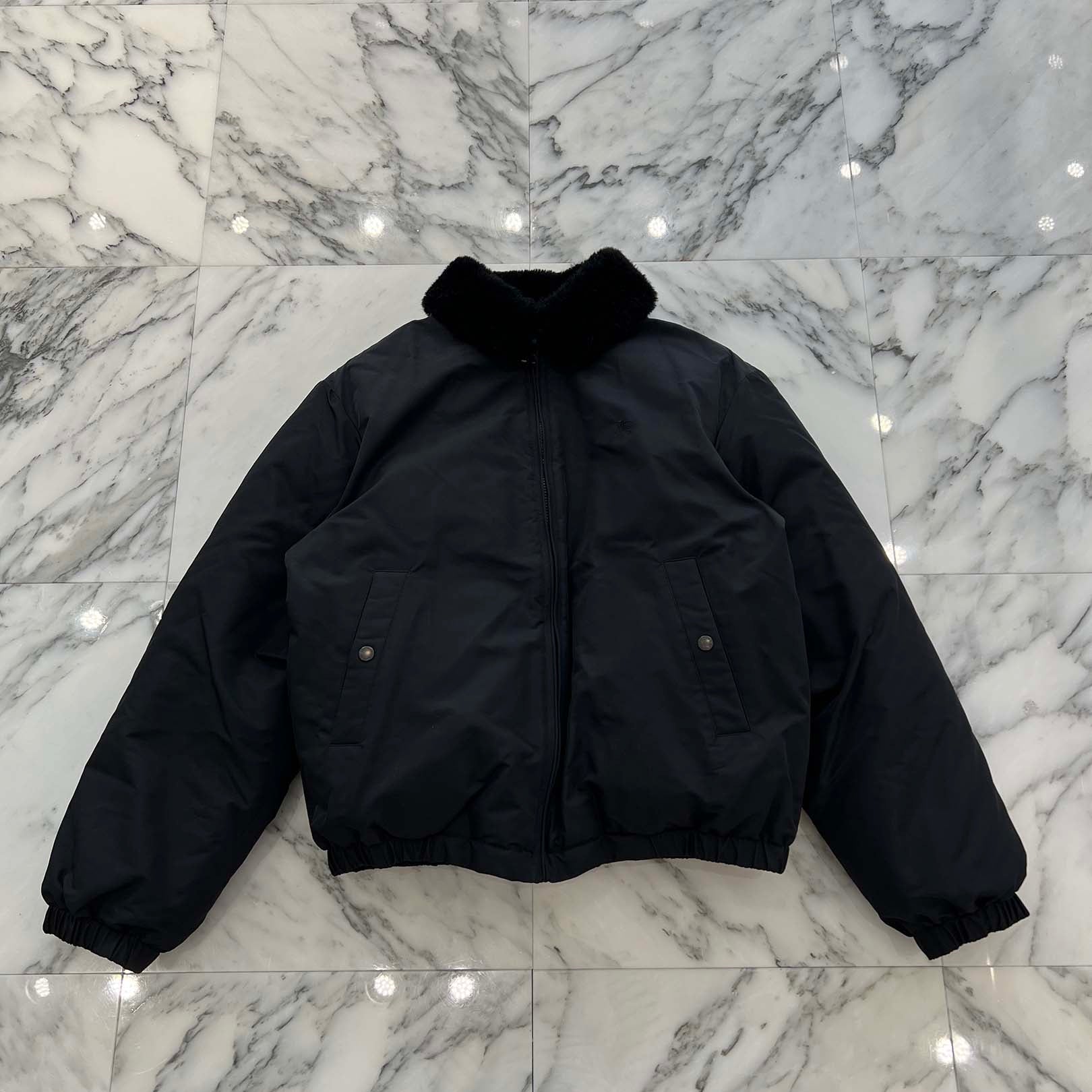 Supreme × BURBERRY 2022AW Shearling Collar Down Puffer Jacket Size M シュプリーム×バーバリー シアリング カラー ダウン パッファー ジャケット サイズM