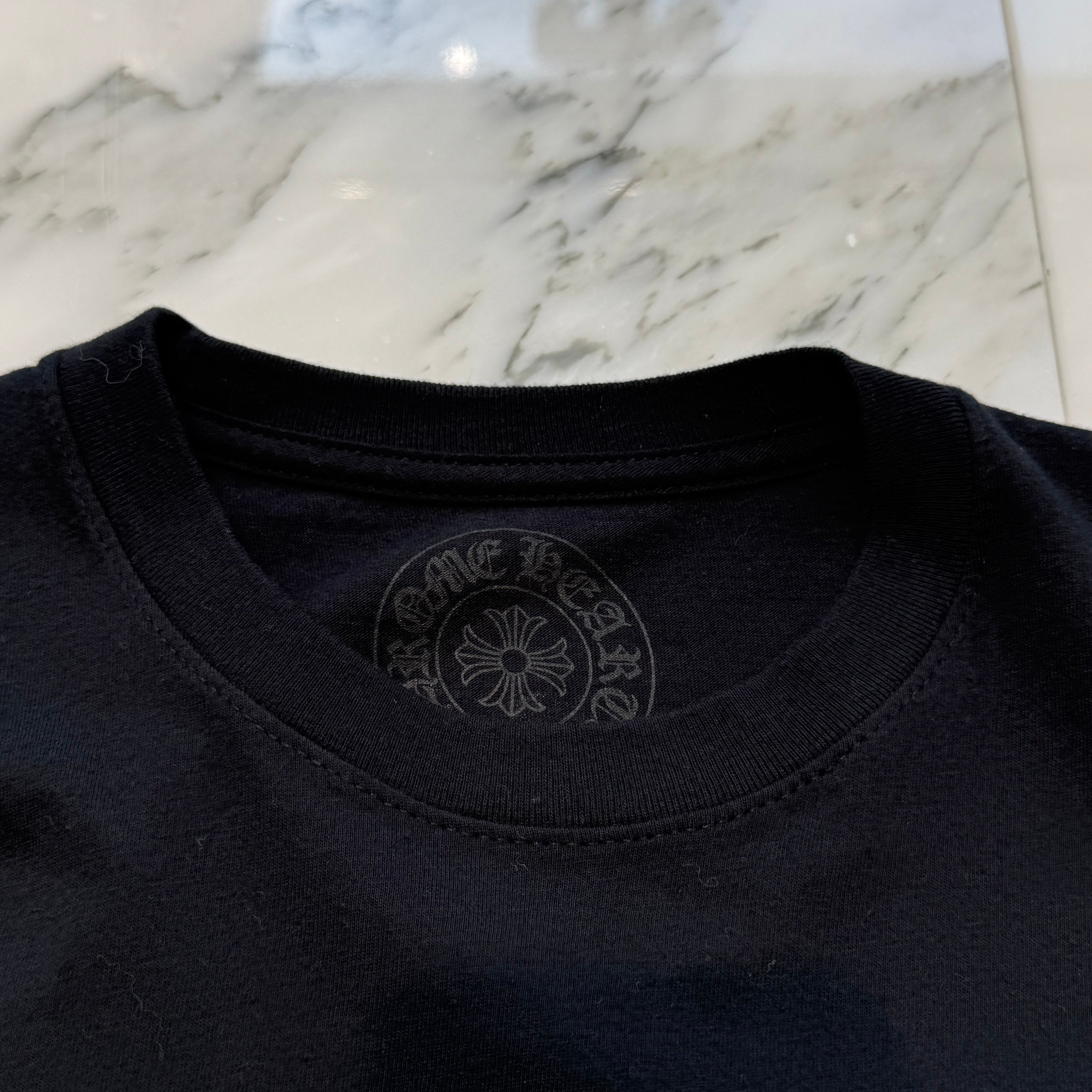 CHROME HEARTS × Guns N' Roses Back Cross Patch Arch Logo Long Sleeve Tee Size S クロムハーツ × ガンズアンドローゼス バッククロスパッチ アーチロゴ ロングスリーブTシャツ サイズS