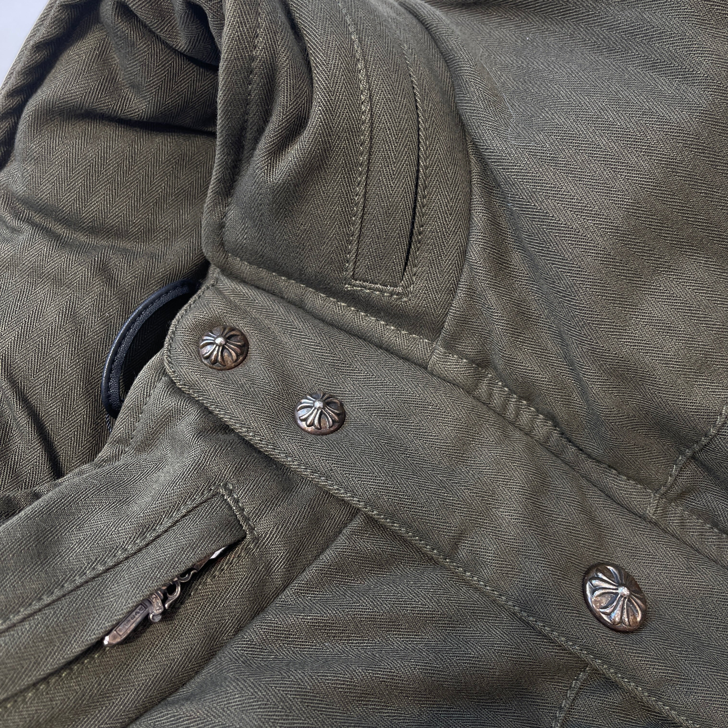 CHROME HEARTS Army Cotton Down Jacket Size XL クロムハーツ アーミー コットン ダウンジャケット サイズXL