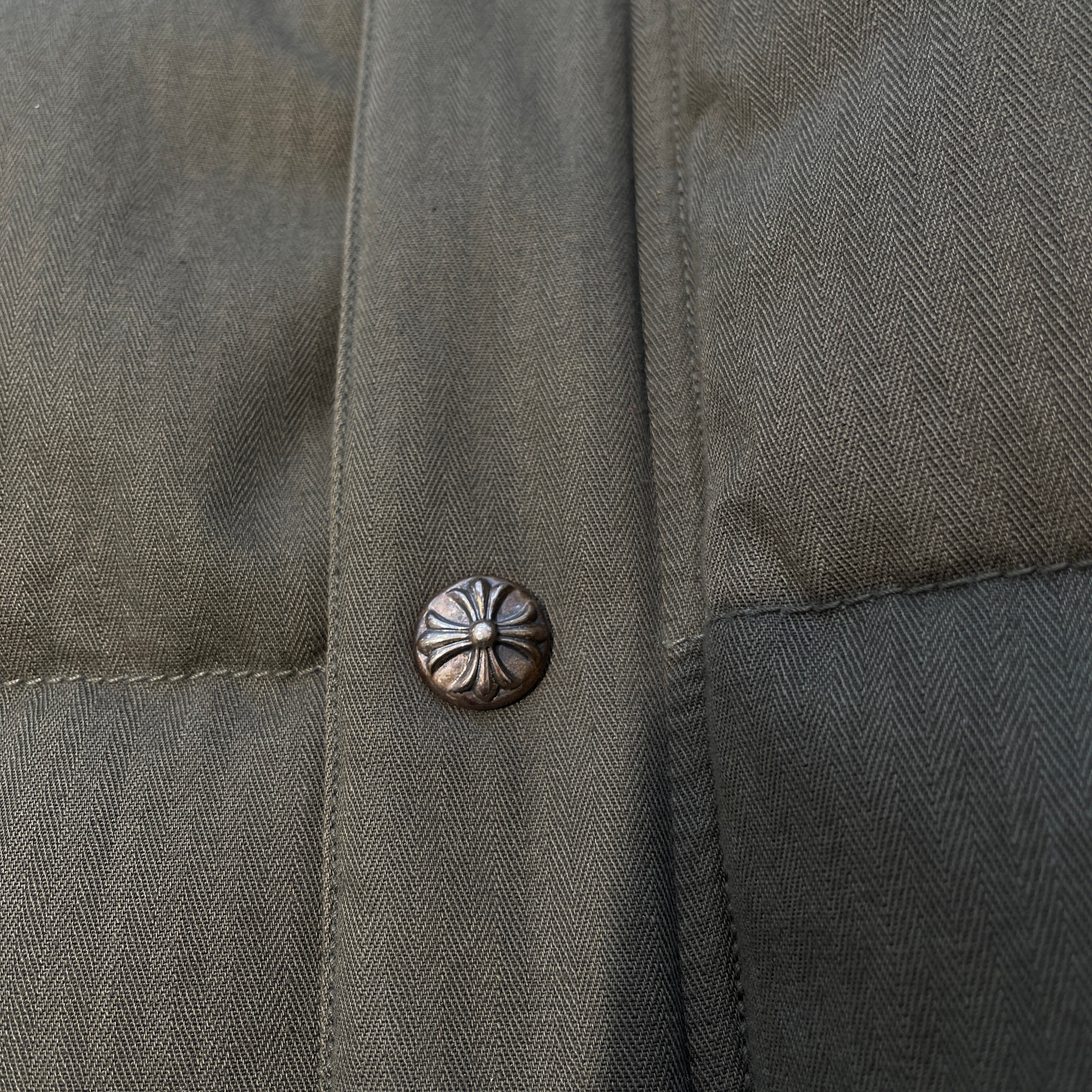 CHROME HEARTS Army Cotton Down Jacket Size XL クロムハーツ アーミー コットン ダウンジャケット サイズXL