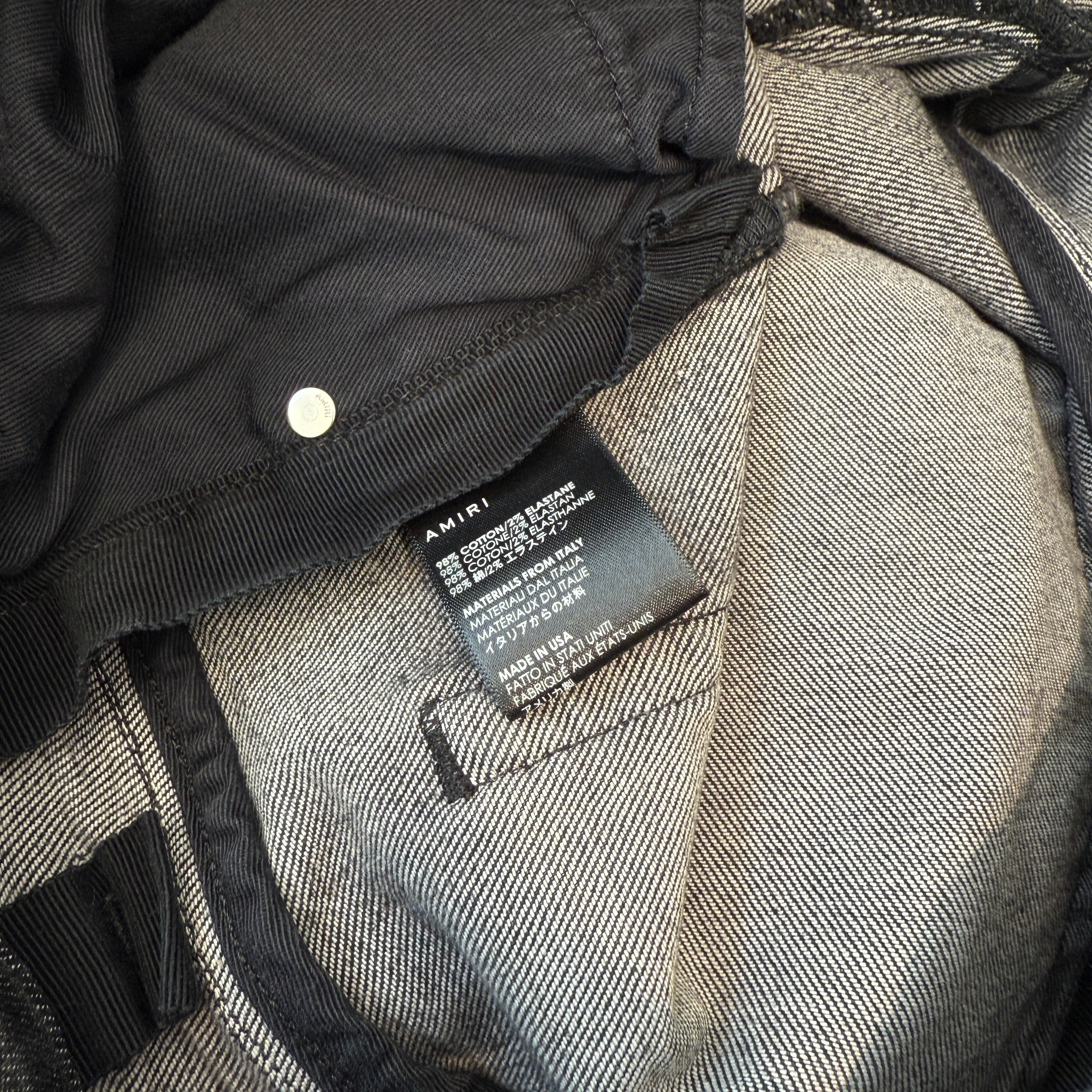 AMIRI Paint Splattered Ripped Jeans Size 34 アミリ ペイントスプラッター リップド ジーンズ サイズ34