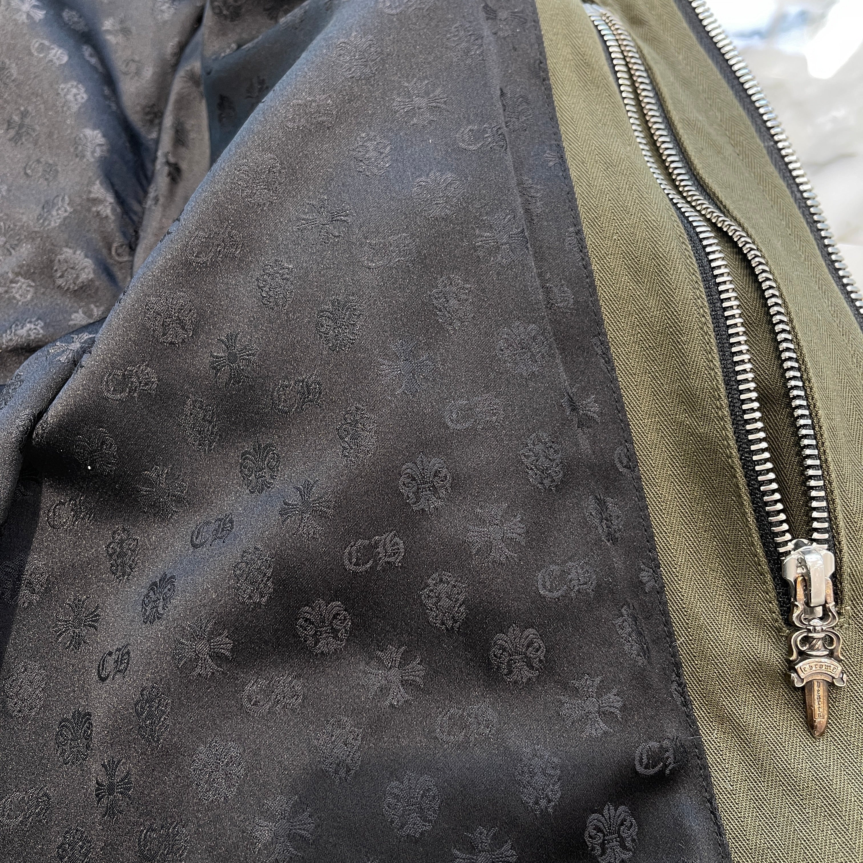 CHROME HEARTS Army Cotton Down Jacket Size XL クロムハーツ アーミー コットン ダウンジャケット サイズXL