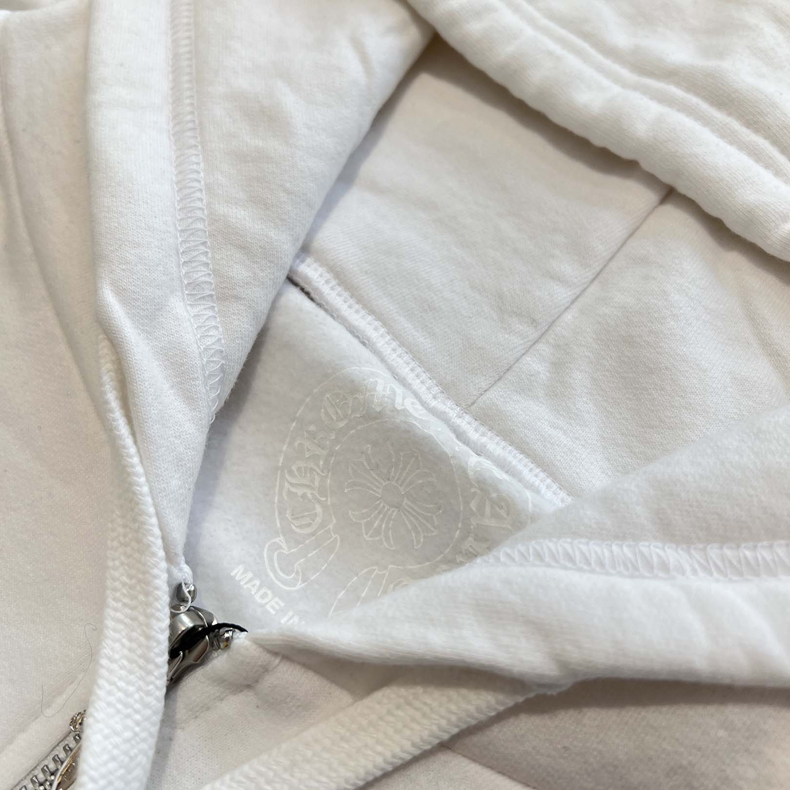 CHROME HEARTS Vertical Logo Zip Up Hoodie Size XL クロムハーツ ヴァーティカルロゴ ジップアップ フーディー サイズXL