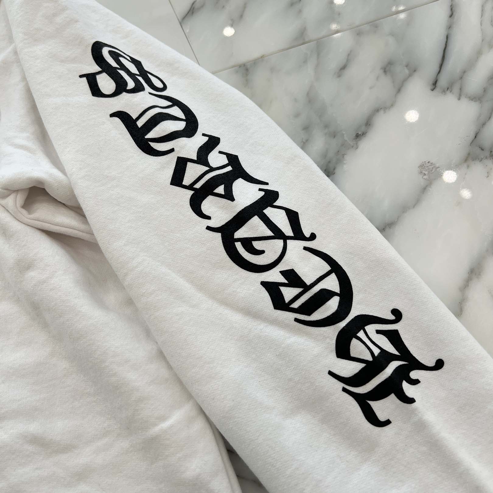 CHROME HEARTS Vertical Logo Zip Up Hoodie Size XL クロムハーツ ヴァーティカルロゴ ジップアップ フーディー サイズXL