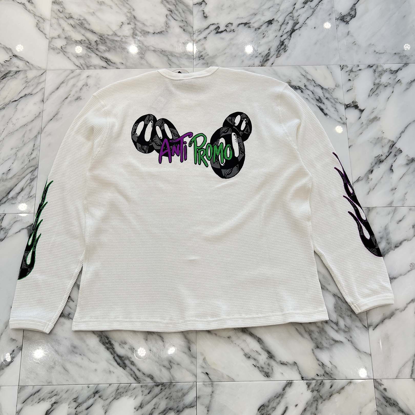 MATTY BOY ANTI PROMO 99 Eyes Thermal Long Sleeve Tee Size M マッティボーイ アンチプロモ 99アイズ サーマル ロングスリーブTシャツ サイズM