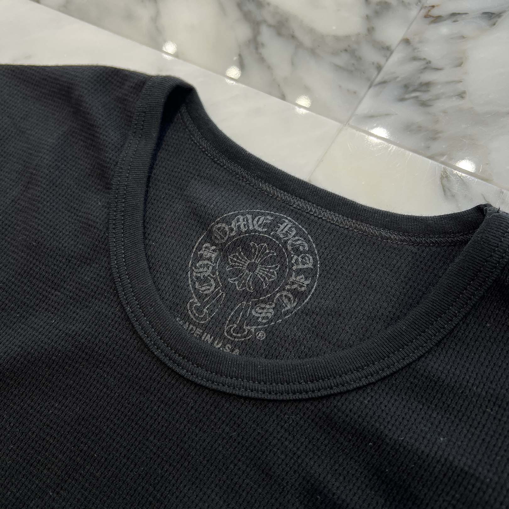 CHROME HEARTS 2025AW Scroll Label Arm Logo Print Thermal Long Sleeve Tee Size XXL クロムハーツ スクロールラベル アームロゴプリント  サーマル ロングスリーブ Tシャツ サイズXXL