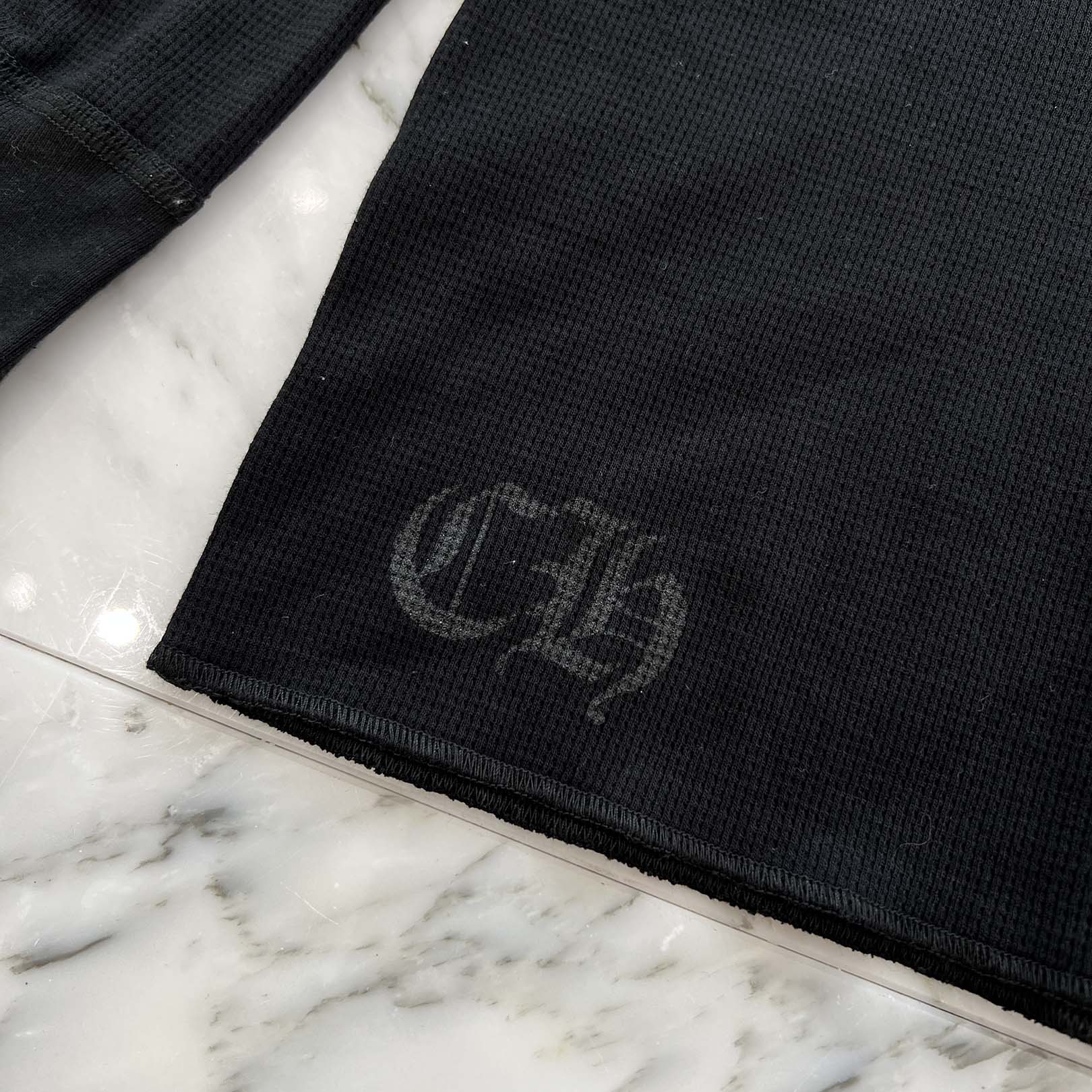 CHROME HEARTS 2025AW Scroll Label Arm Logo Print Thermal Long