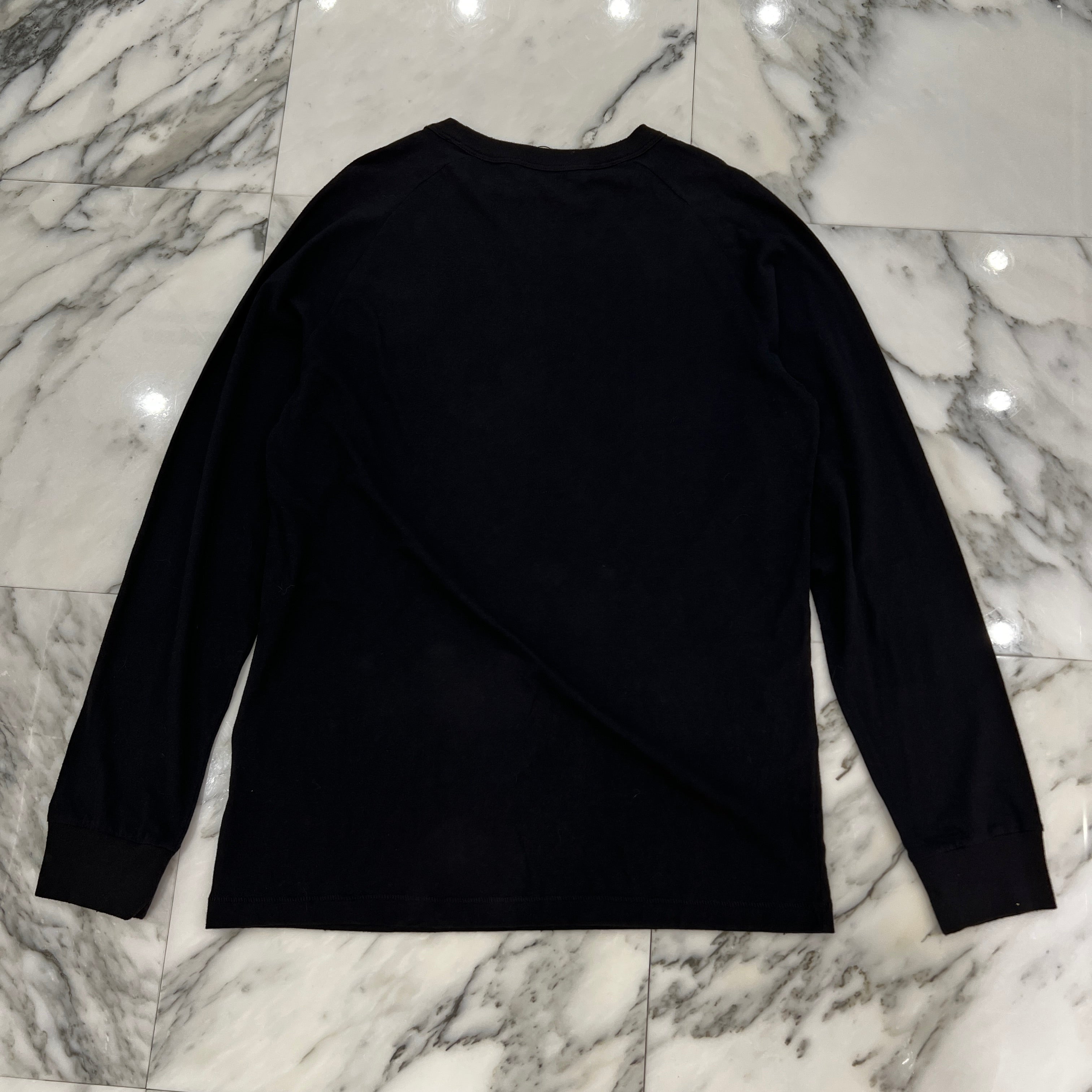 DIOR × ERL 2023SS Logo Embroidered Long Sleeve Tee 313J643A0753 Size XS ディオール × イーアールエル ロゴ刺繍ロングスリーブTシャツ サイズXS