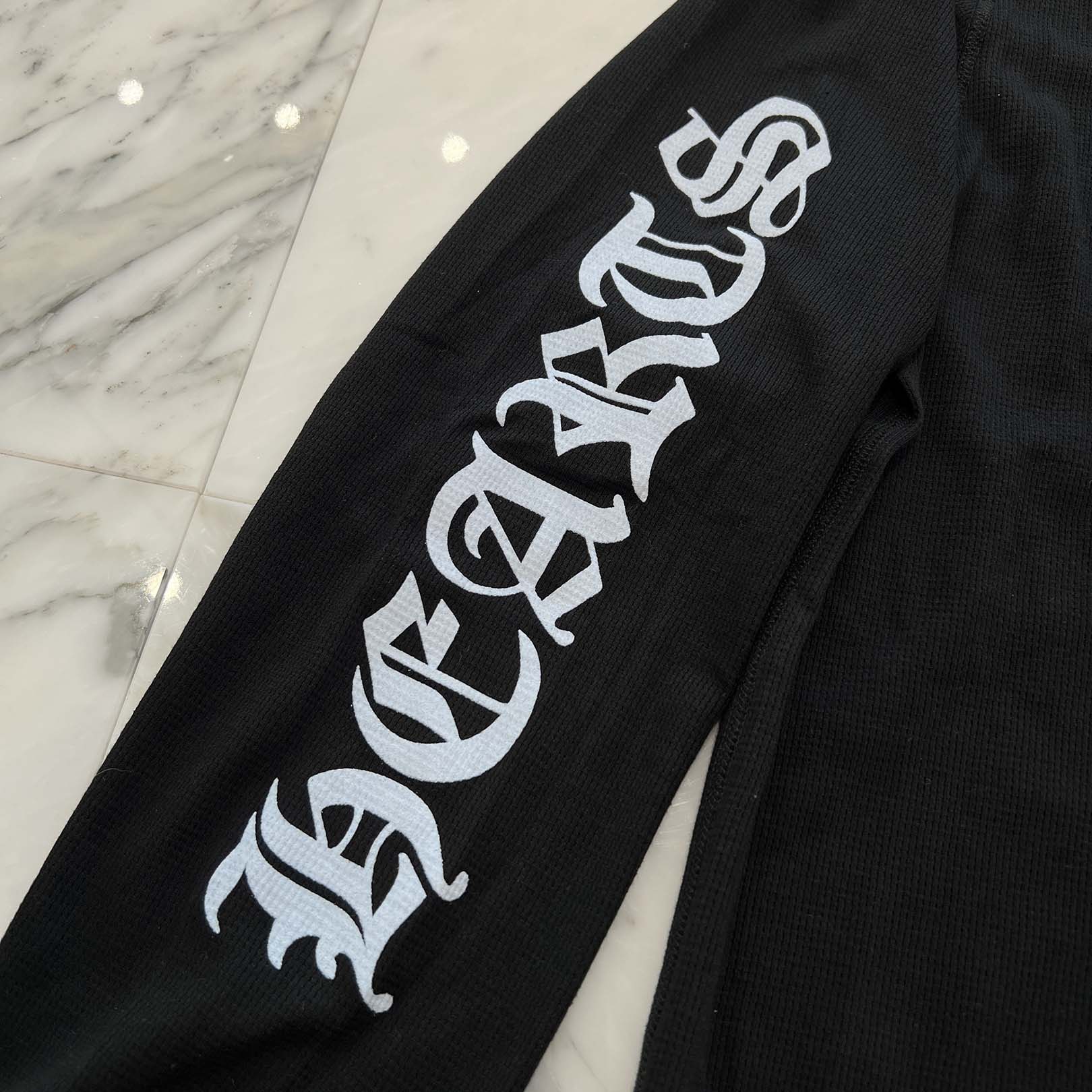 CHROME HEARTS 2025AW Scroll Label Arm Logo Print Thermal Long Sleeve Tee Size XXL クロムハーツ スクロールラベル アームロゴプリント  サーマル ロングスリーブ Tシャツ サイズXXL