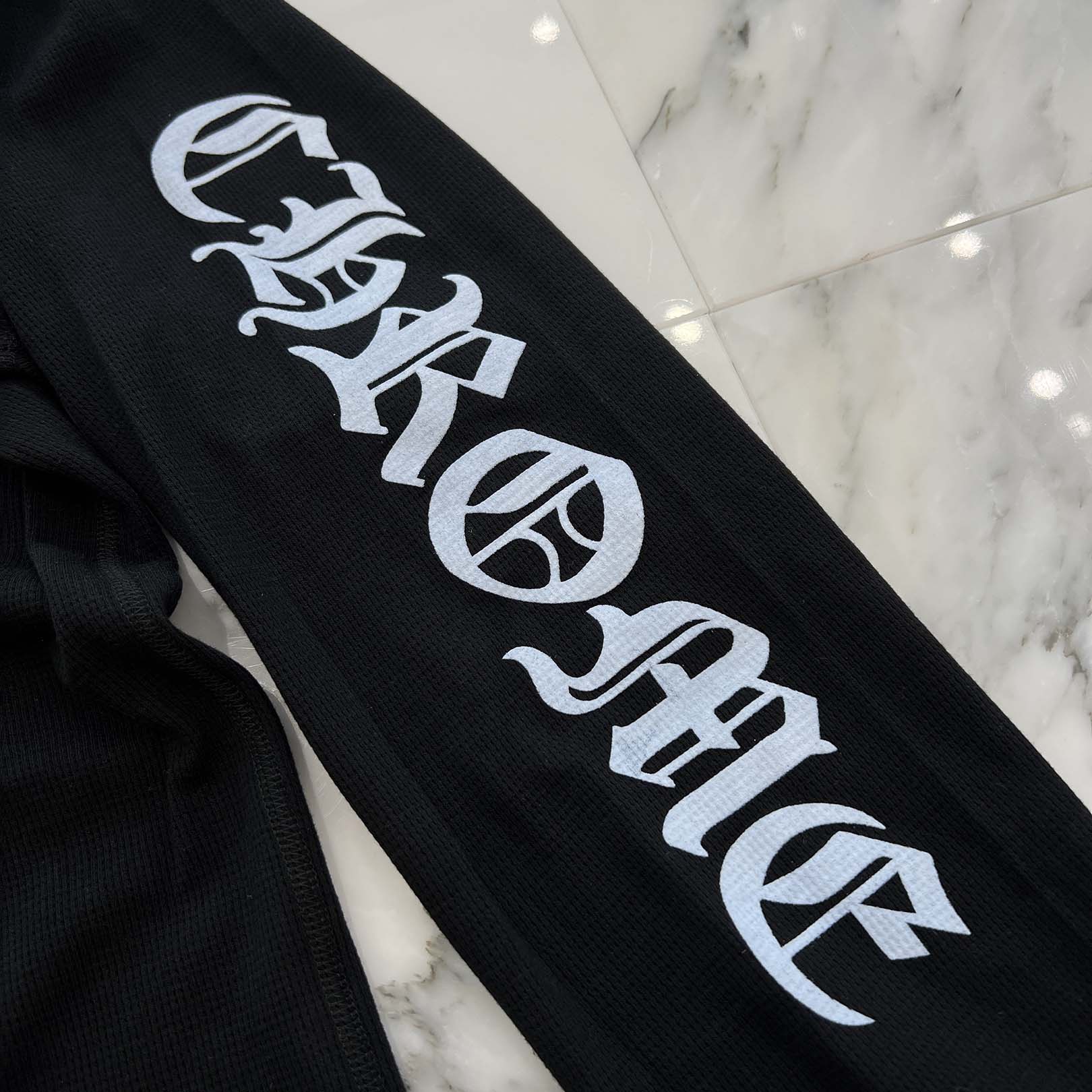 CHROME HEARTS 2025AW Scroll Label Arm Logo Print Thermal Long Sleeve Tee Size XXL クロムハーツ スクロールラベル アームロゴプリント  サーマル ロングスリーブ Tシャツ サイズXXL