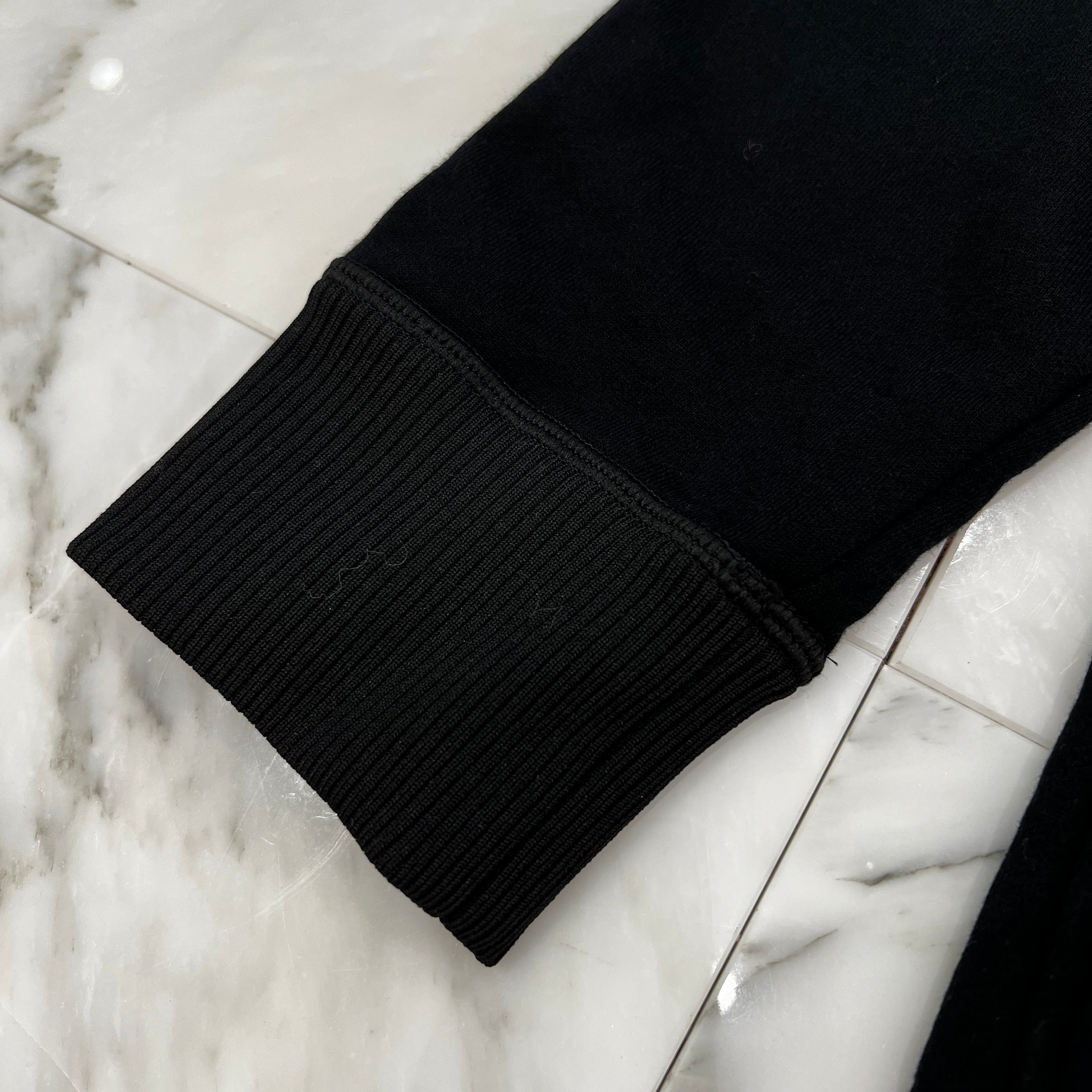 FENDI 2024AW Ribbon Pearl Logo Embroidered Hoodie Fishtail Dress FS6893 Size 36 フェンディ リボンパールロゴ刺繍パーカーフィッシュテールワンピース サイズ36