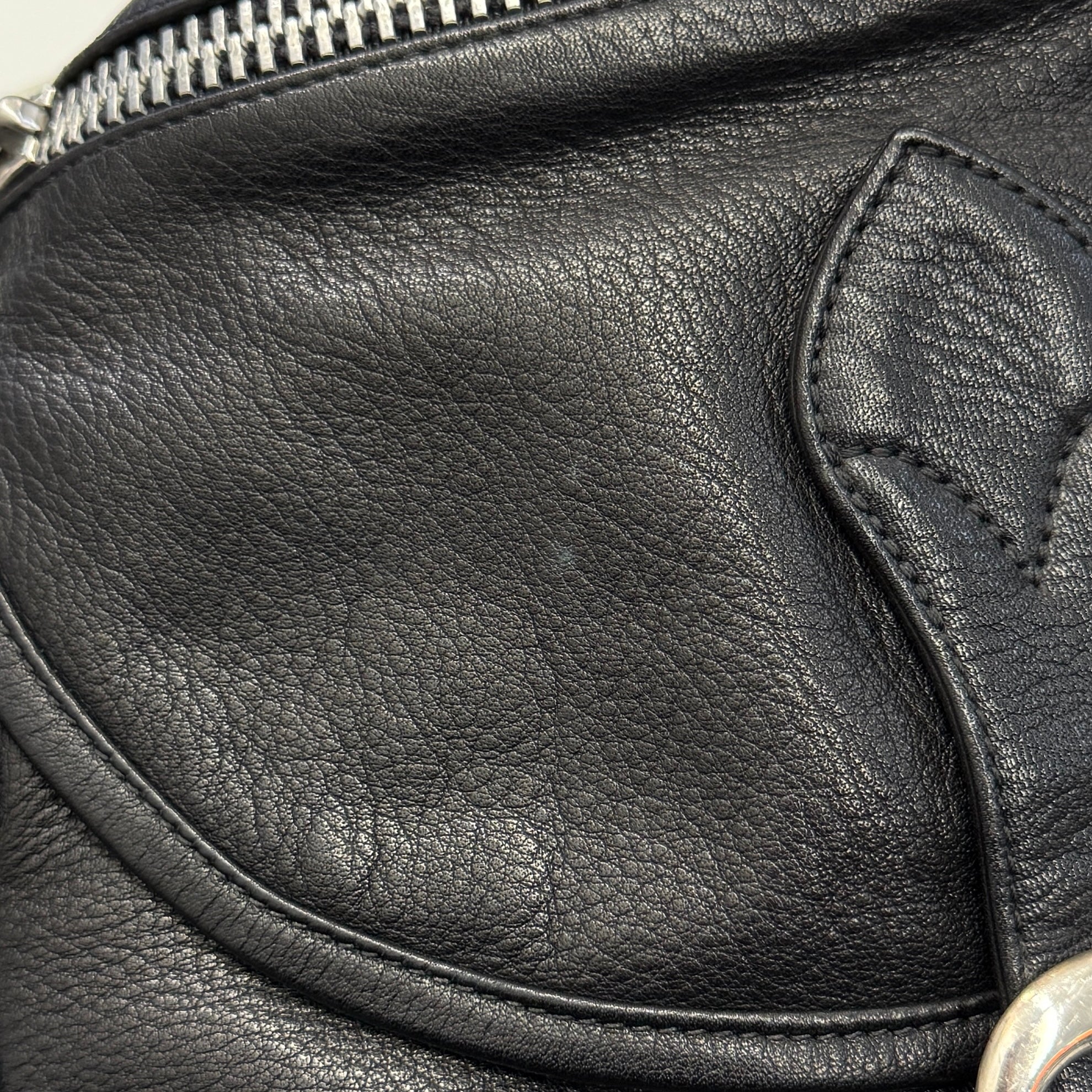 CHROME HEARTS 1 SNAT PACK MEDIUM LEATHER WAIST BAG Size XL クロムハーツ 1スナットパック ミディアムレザー ウェストバッグ サイズXL