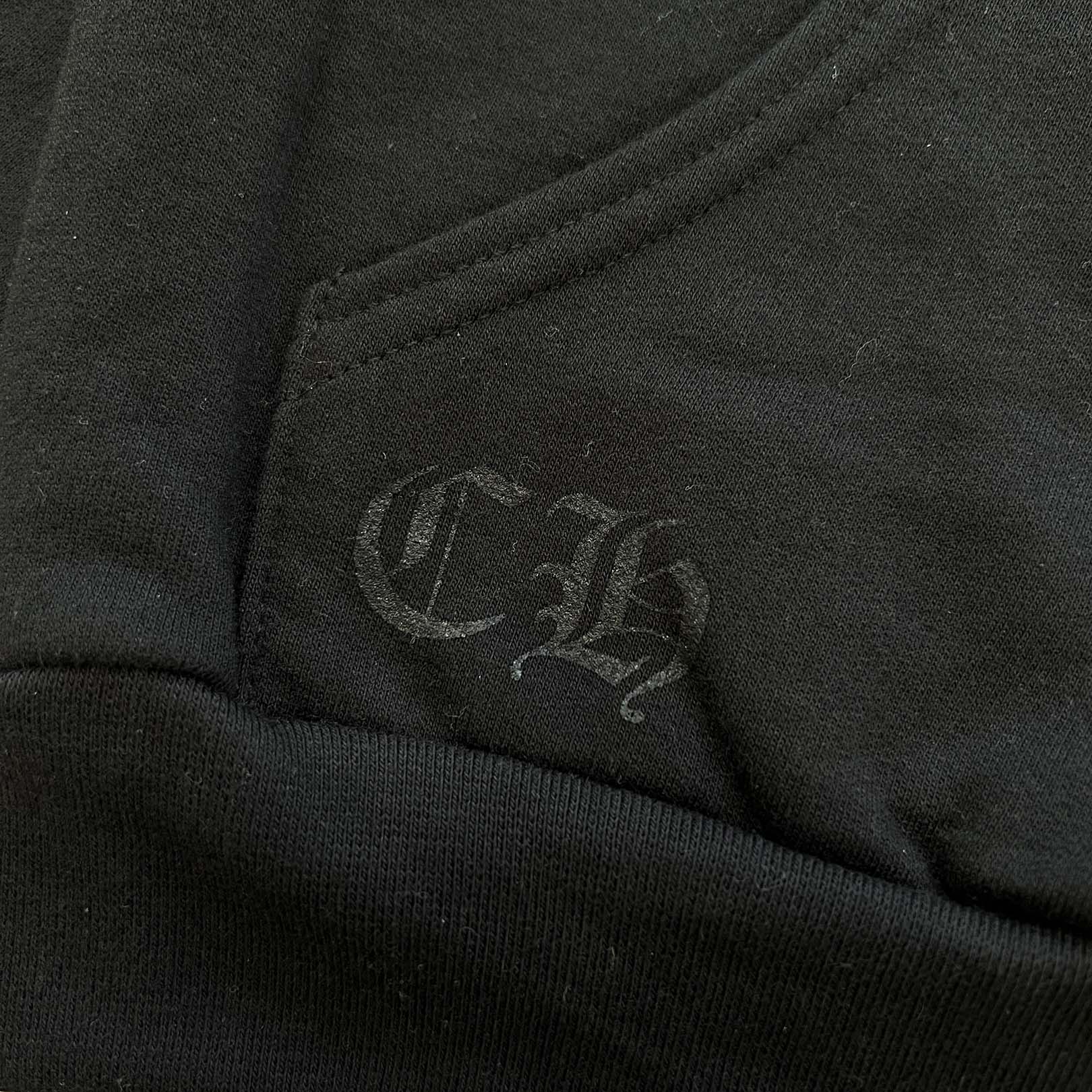 CHROME HEARTS × DEADLLY DOLL Floral Cross Horseshoe Print Pullover Hoodie Size 6Y クロムハーツ×デッドリードール フローラルクロス ホースシュープリント プルオーバー フーディ サイズ6Y