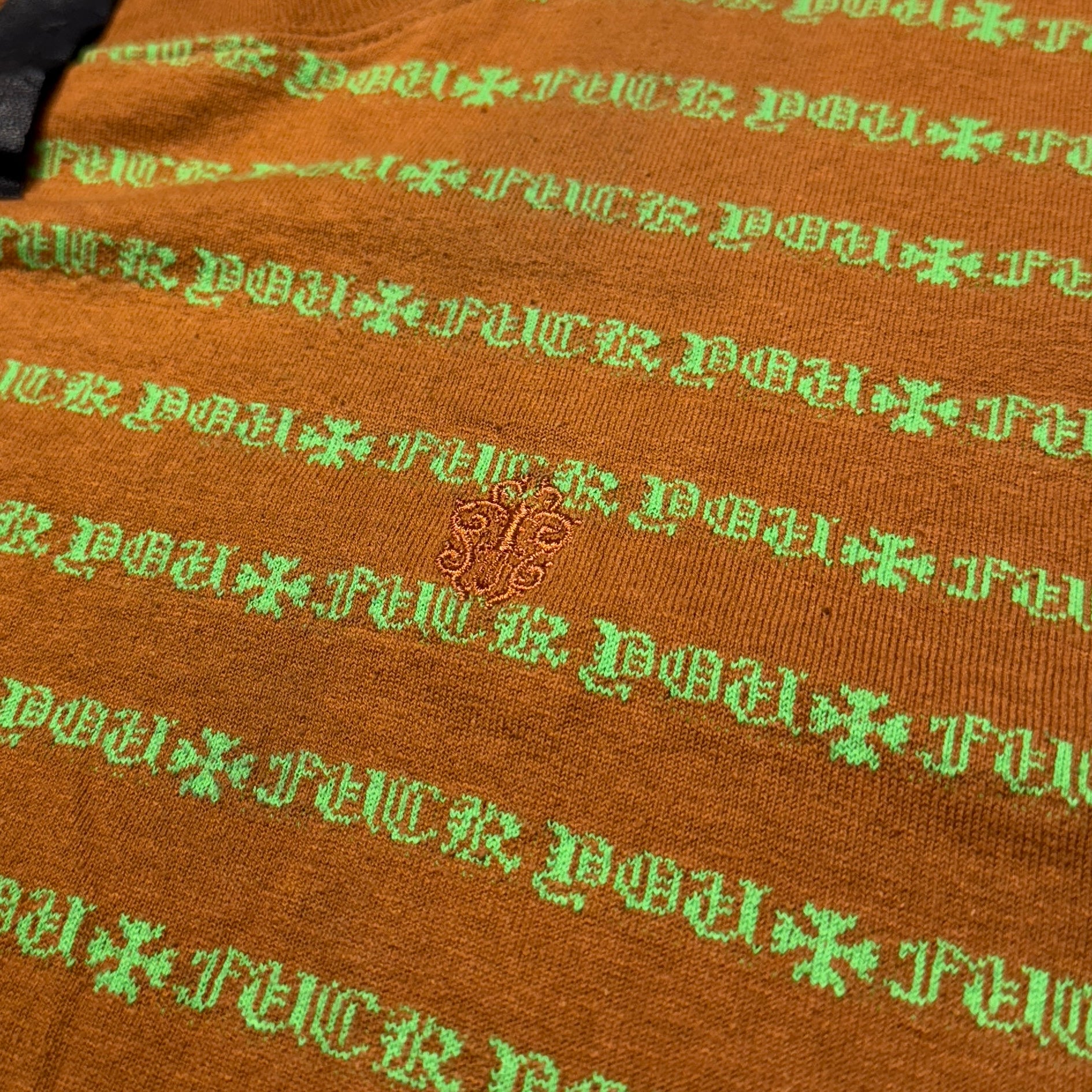 CHROME HEARTS Y NOT Vine Dagger Embroidery Tee Size L クロムハーツ ワイノット ヴァインダガー刺繍 Tシャツ サイズL