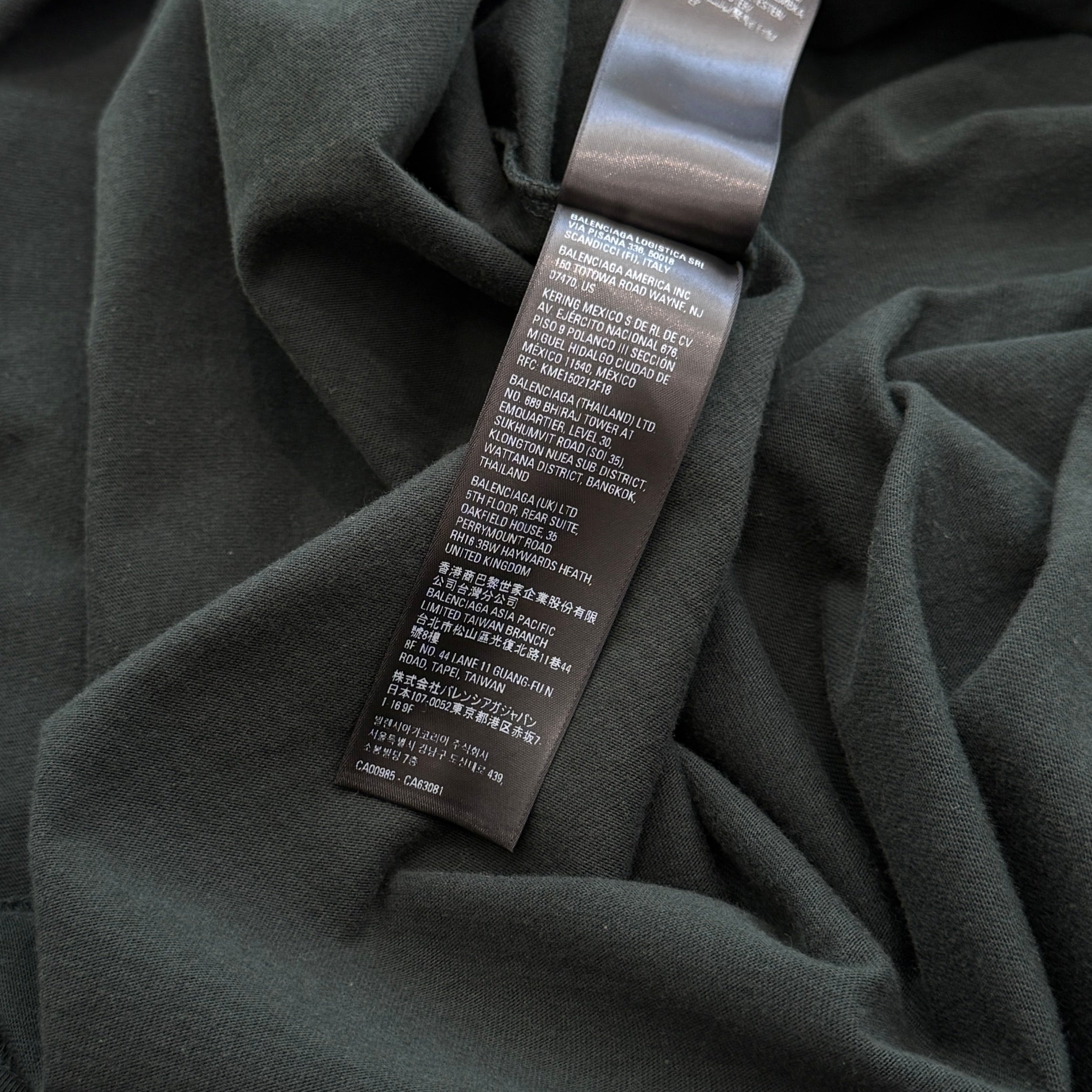 BALENCIAGA × adidas 2023SS Trefoil Logo embroidery Tee 723976 TNVN8 Size 5 バレンシアガ×アディダス トレフォイルロゴ刺繡 Tシャツ サイズ5