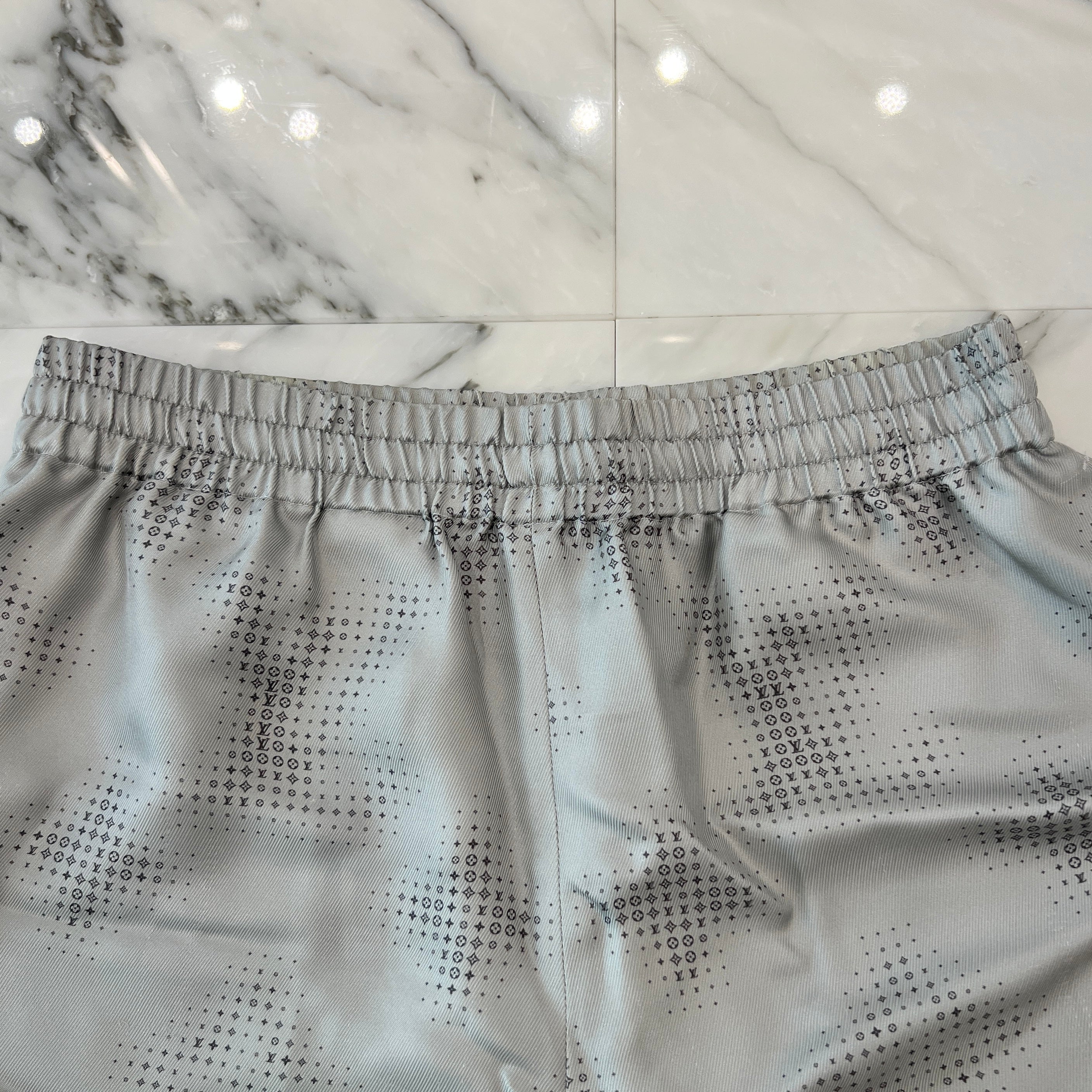 LOUIS VUITTON 2023AW Monogram Printed Silk Set Up 1ABY1V Size S・M ルイヴィトン モノグラムプリンテッド シルク セットアップ サイズS・M