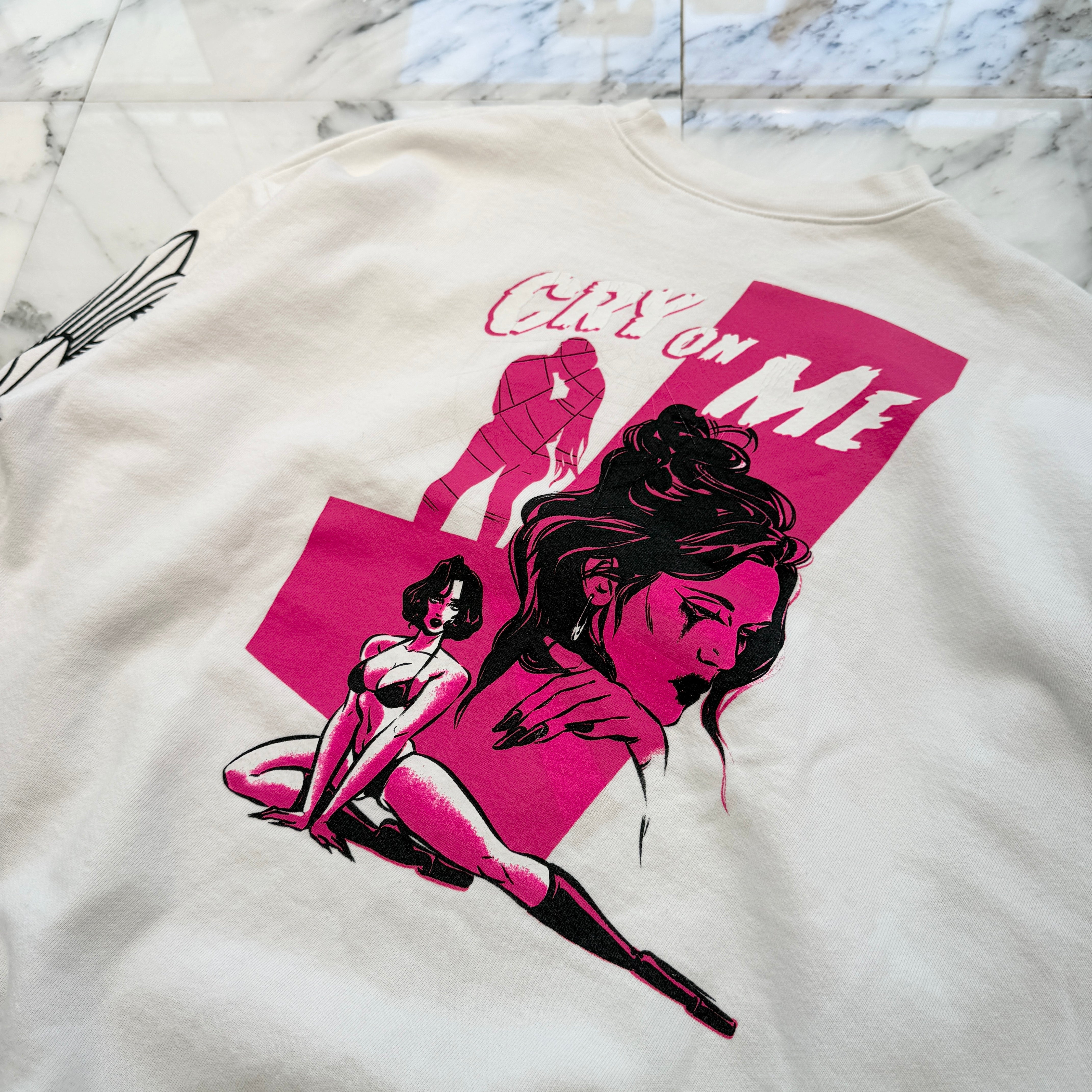 CHROME HEARTS × DEADLLY DOLL Crew Neck Sweat Shirt Size L クロムハーツ × デッドリードール クルーネックスウェットシャツ サイズL