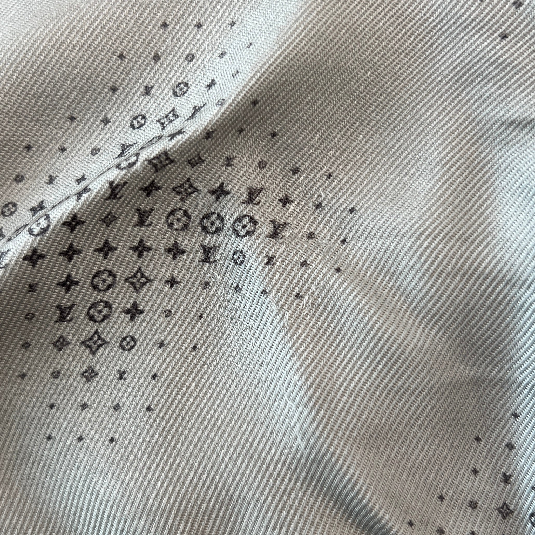 LOUIS VUITTON 2023AW Monogram Printed Silk Set Up 1ABY1V Size S・M ルイヴィトン モノグラムプリンテッド シルク セットアップ サイズS・M