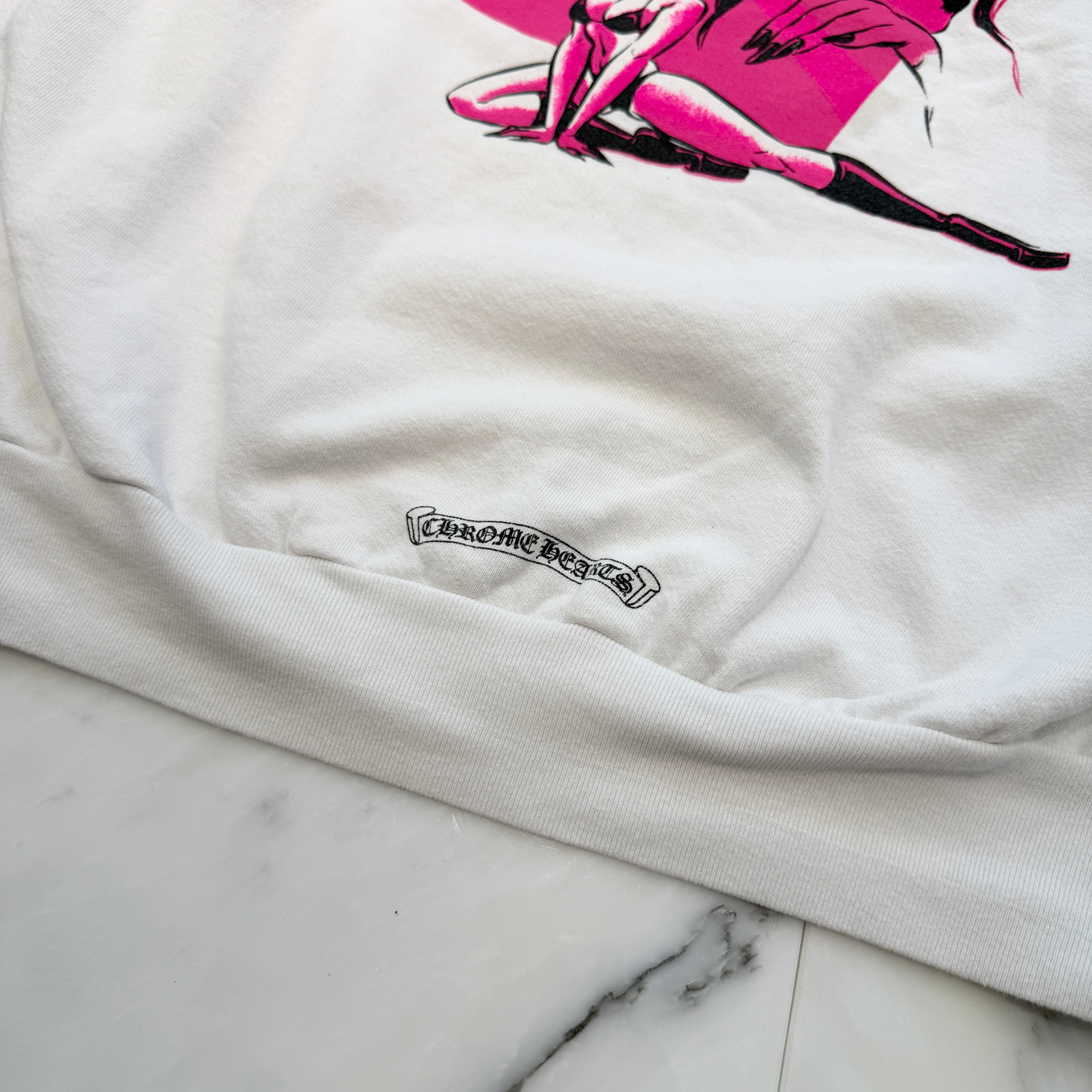 CHROME HEARTS × DEADLLY DOLL Crew Neck Sweat Shirt Size L クロムハーツ × デッドリードール クルーネックスウェットシャツ サイズL