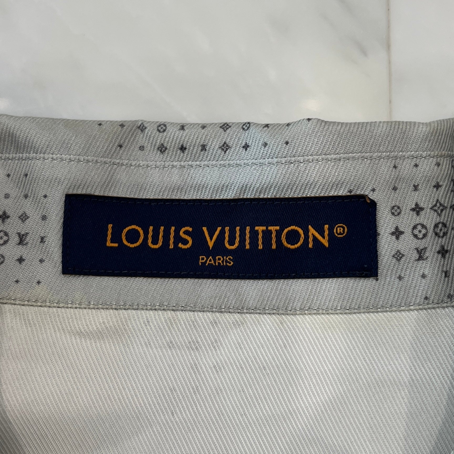 LOUIS VUITTON 2023AW Monogram Printed Silk Set Up 1ABY1V Size S・M ルイヴィトン モノグラムプリンテッド シルク セットアップ サイズS・M