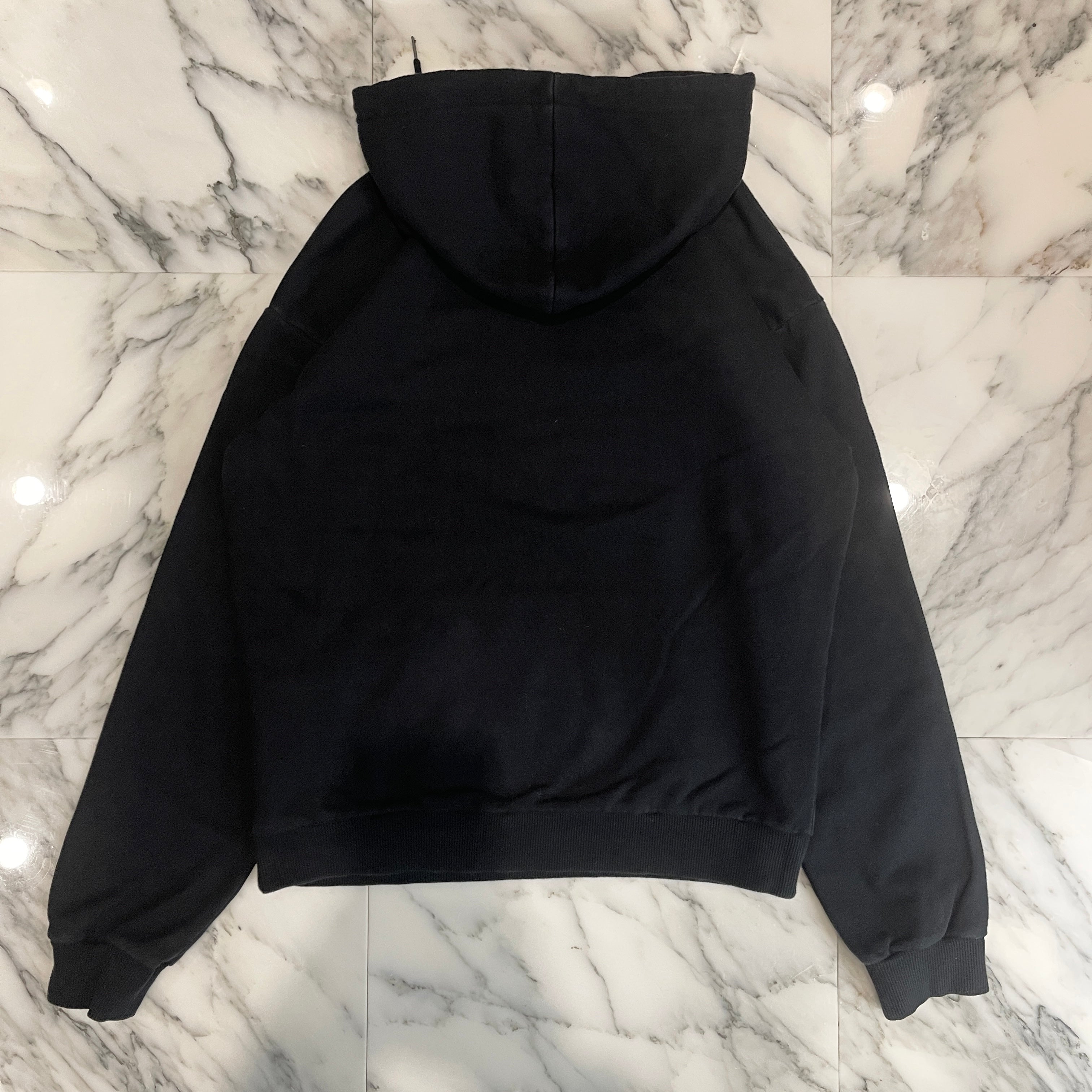 CELINE 2022SS Safety Pin Motif Logo Hoodie 2Y697670Q Size M セリーヌ 安全ピンモチーフ ロゴ パーカー サイズM