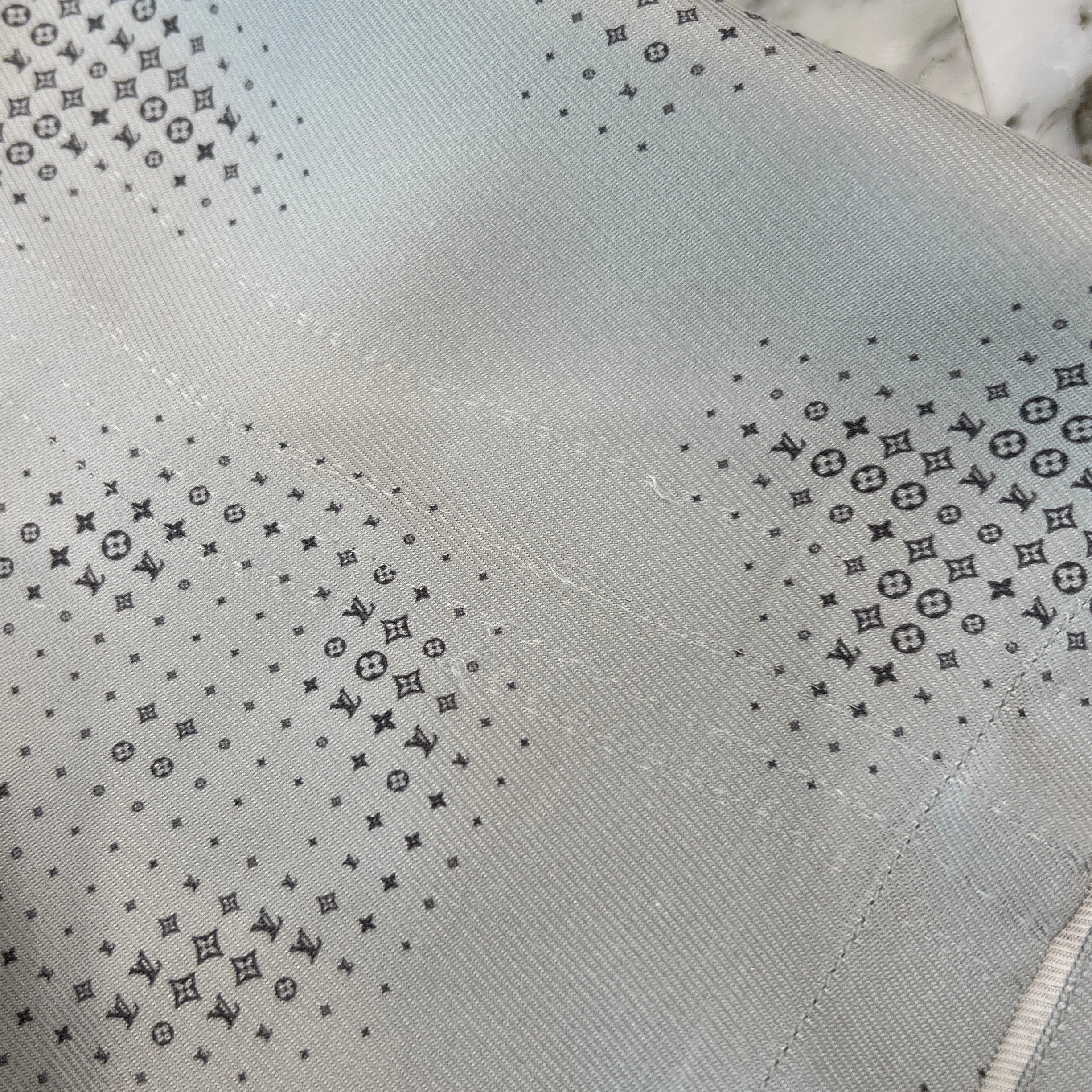 LOUIS VUITTON 2023AW Monogram Printed Silk Set Up 1ABY1V Size S・M ルイヴィトン モノグラムプリンテッド シルク セットアップ サイズS・M