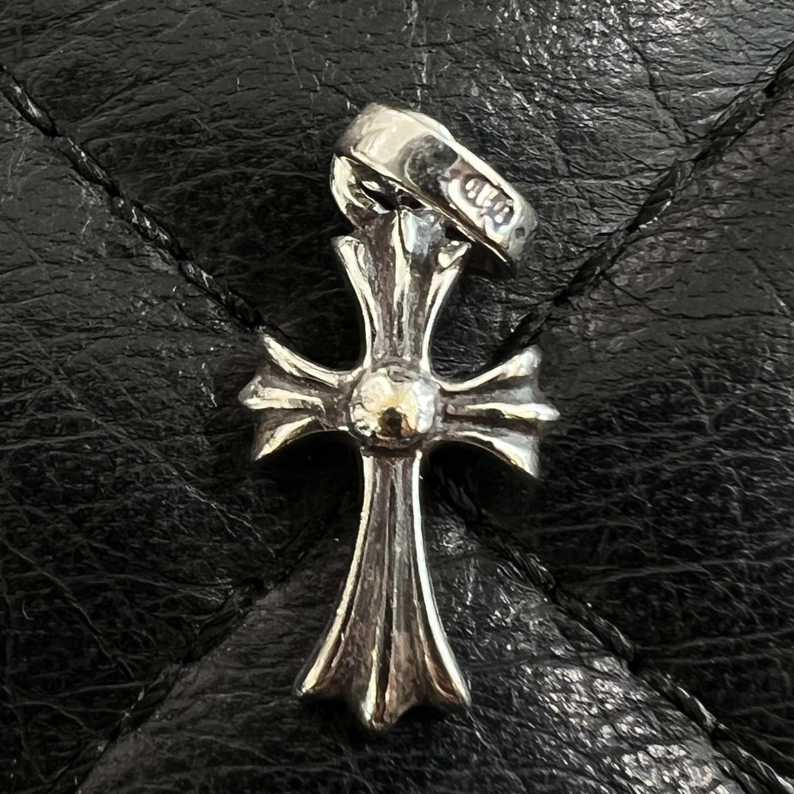 CHROME HEARTS Baby Fat Cross Pave Diamond Pendant Top クロムハーツ ベビーファット クロス パヴェダイヤモンド ペンダントトップ