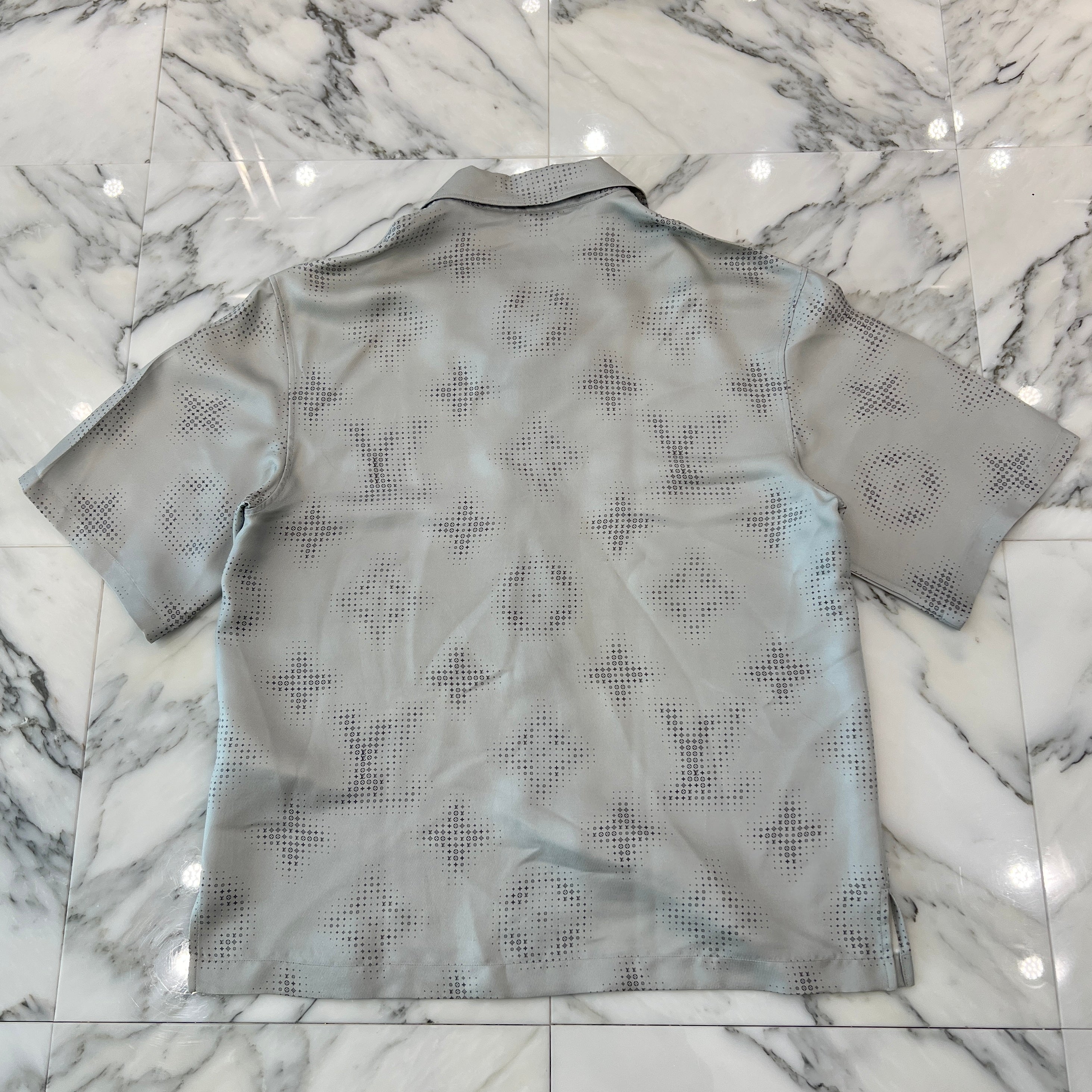 LOUIS VUITTON 2023AW Monogram Printed Silk Set Up 1ABY1V Size S・M ルイヴィトン モノグラムプリンテッド シルク セットアップ サイズS・M