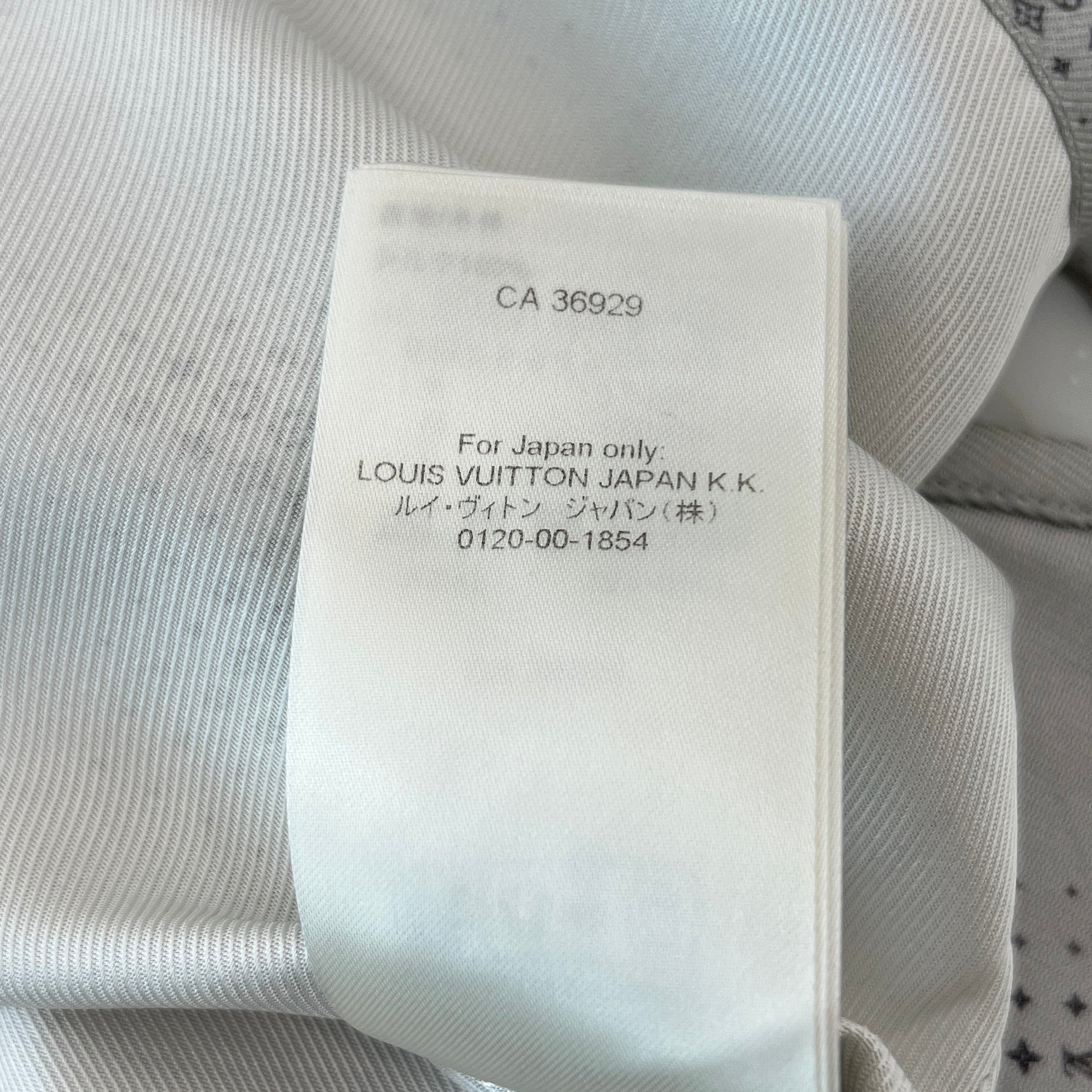 LOUIS VUITTON 2023AW Monogram Printed Silk Set Up 1ABY1V Size S・M ルイヴィトン モノグラムプリンテッド シルク セットアップ サイズS・M