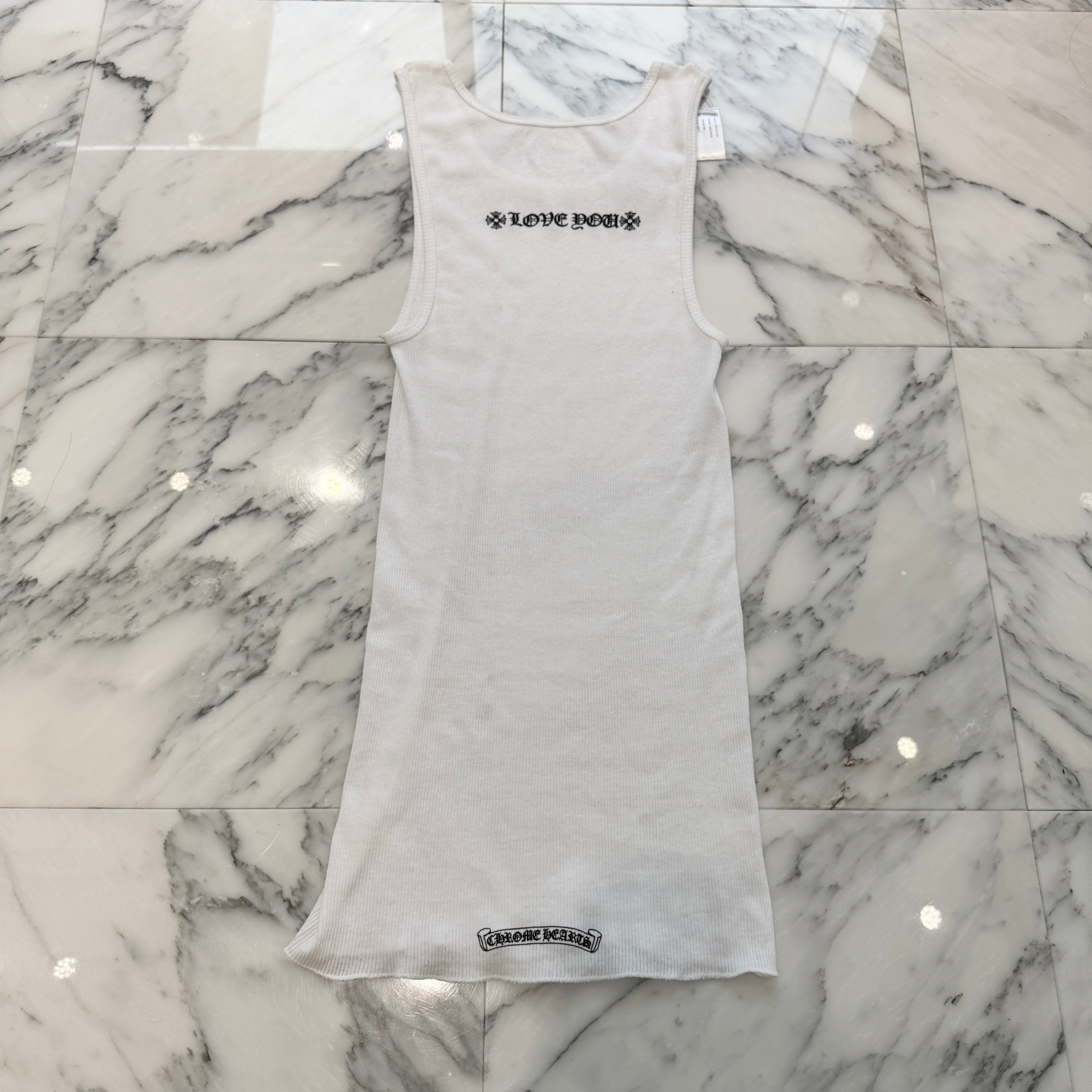CHROME HEARTS Love You Rib Tank Top Size L クロムハ―ツ ラブユー リブ タンクトップ サイズL