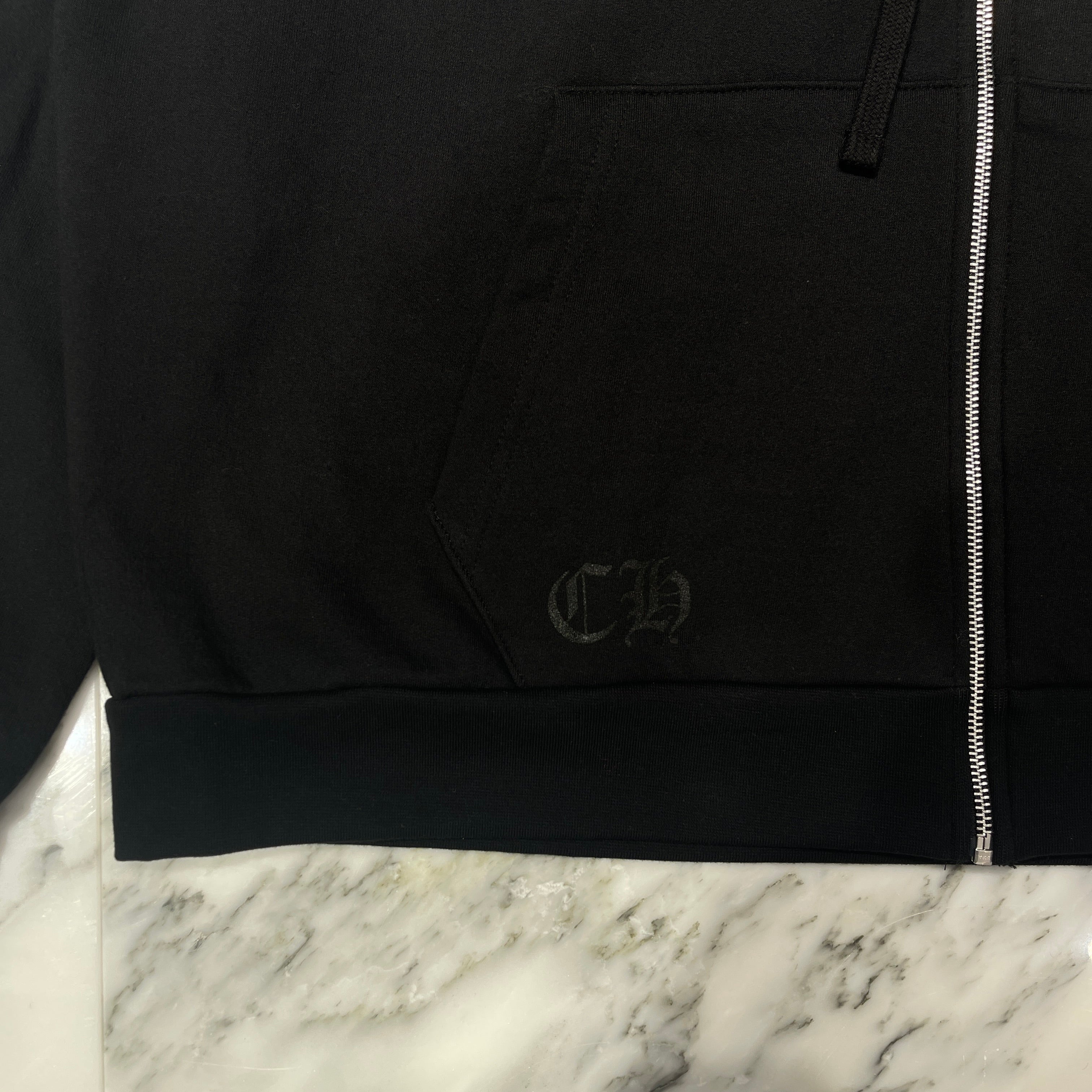 CHROME HEARTS Malibu Limited Horseshoe Zip Up Hoodie Size XL