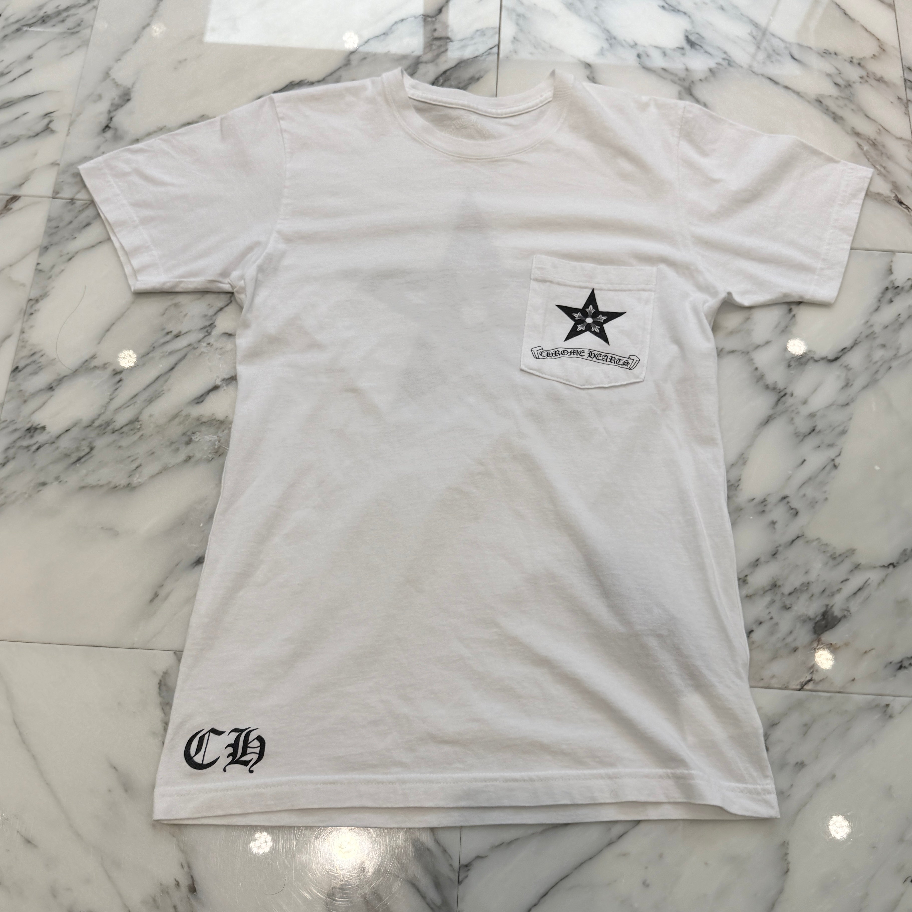 CHROME HEARTS Star CH Cross Print Tee size S クロムハーツ スター CHクロス Tシャツ サイズS