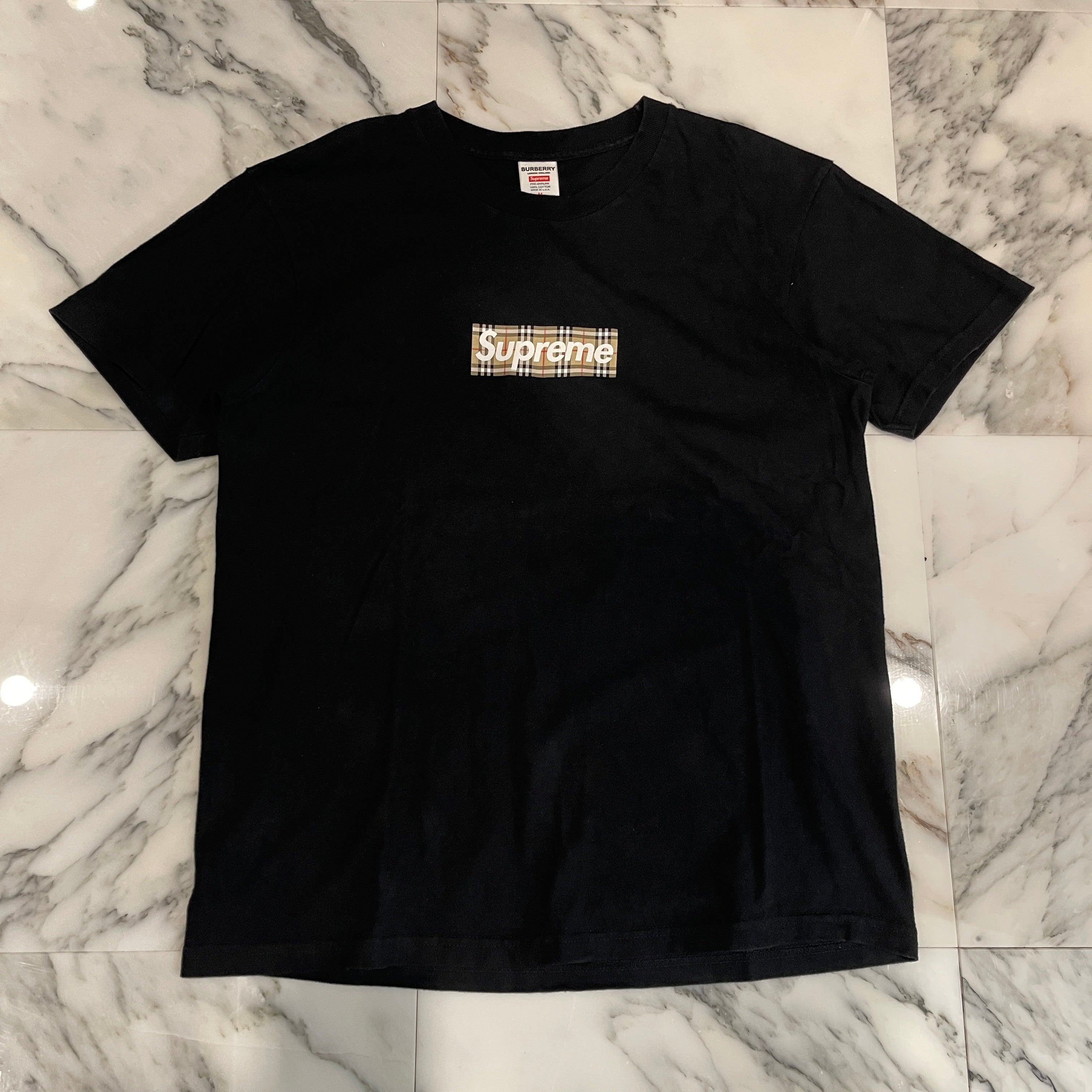 Supreme × BURBERRY 2022SS Box Logo Tee Size M シュプリーム × バーバリー ボックスロゴ Tシャツ サイズM