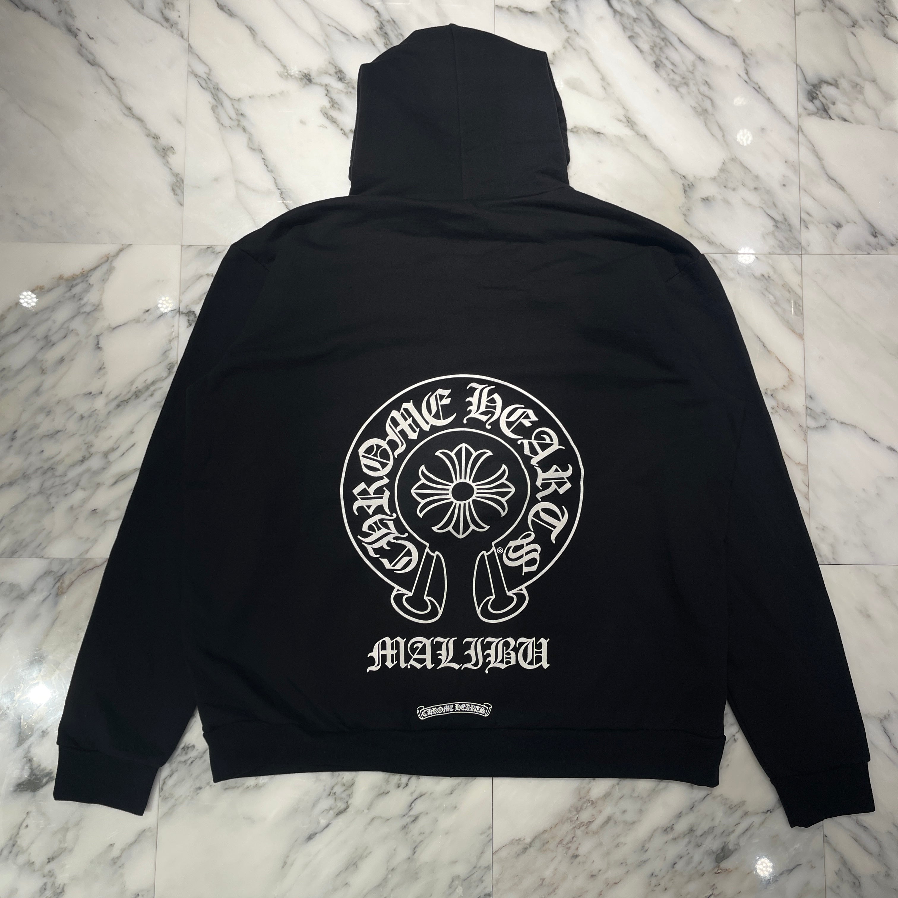 CHROME HEARTS Malibu Limited Horseshoe Zip Up Hoodie Size XL クロムハーツ マリブ限定 ホースシュー ジップアップフーディ サイズXL