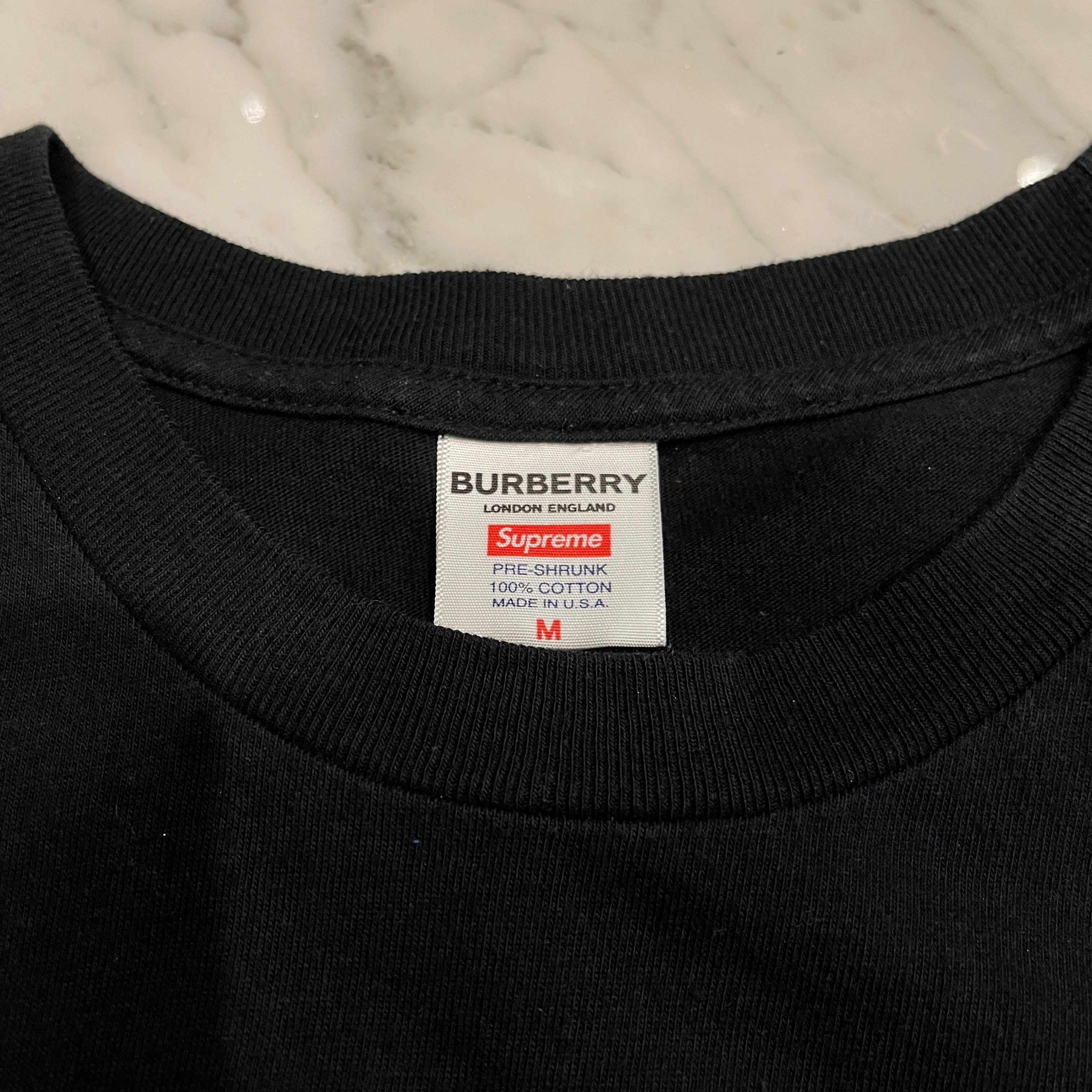 Supreme × BURBERRY 2022SS Box Logo Tee Size M シュプリーム × バーバリー ボックスロゴ Tシャツ サイズM