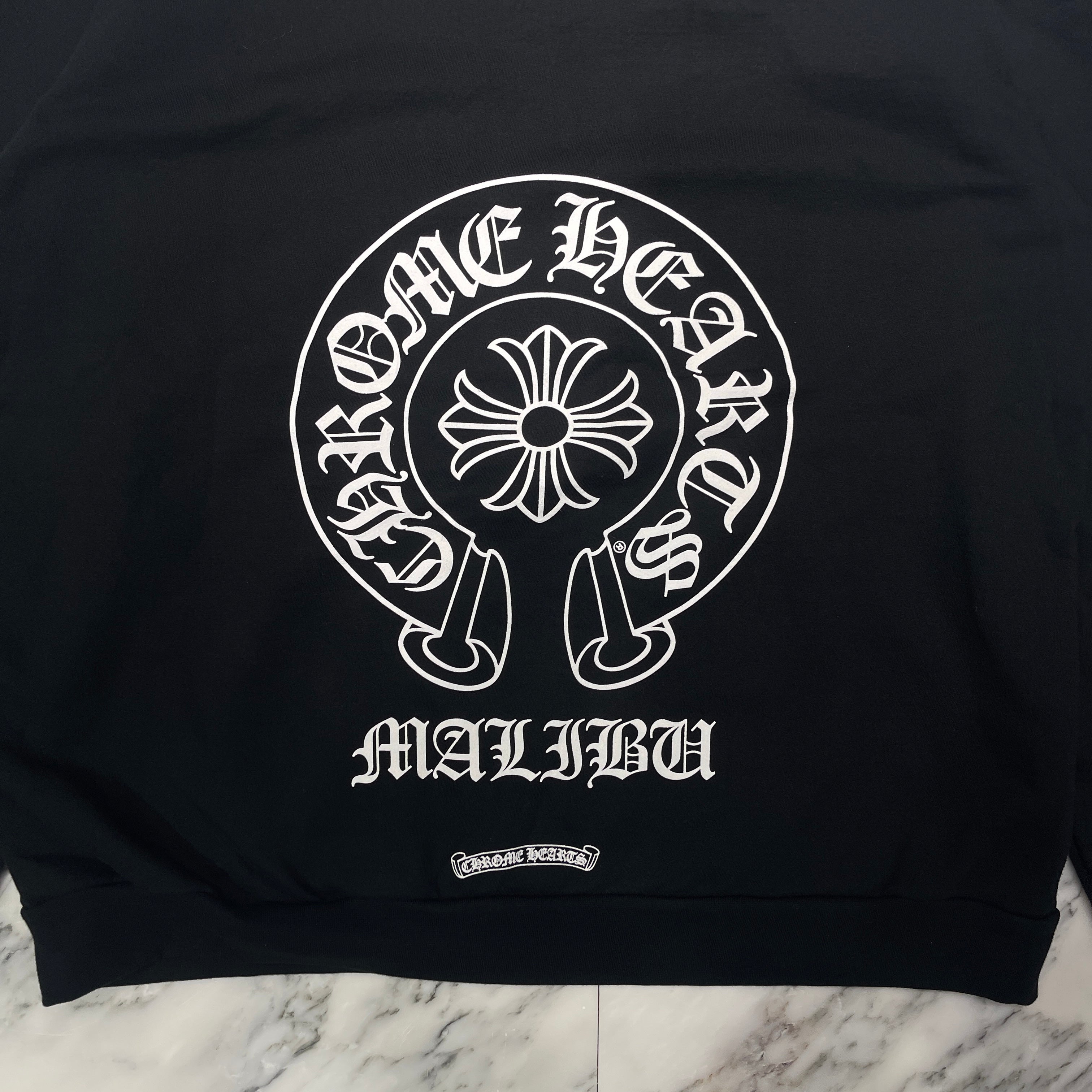 CHROME HEARTS Malibu Limited Horseshoe Zip Up Hoodie Size XL クロムハーツ マリブ限定 ホースシュー ジップアップフーディ サイズXL