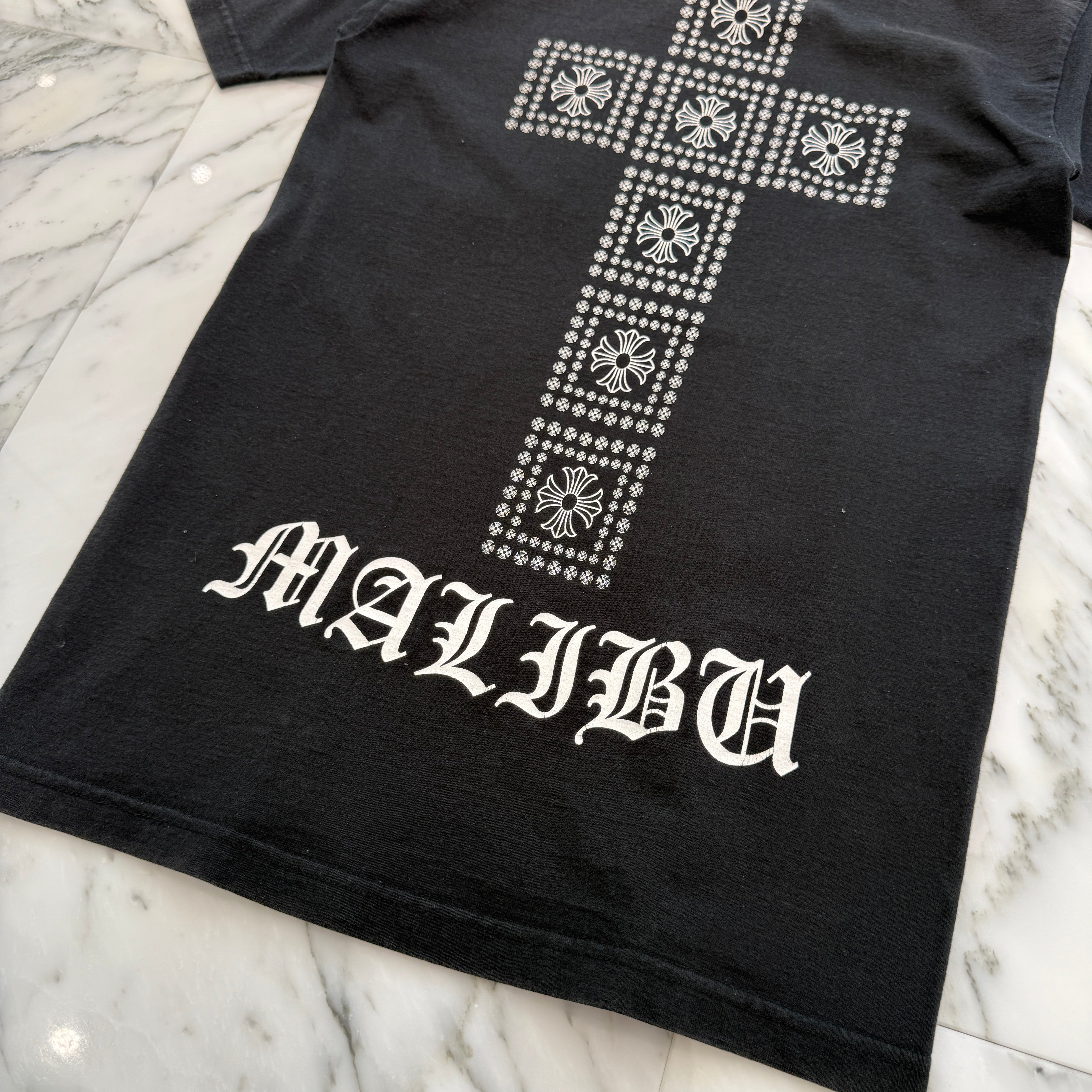 CHROME HEARTS Malibu Limited CH Plus Block Cross Tee Size S クロムハーツ マリブ限定 CHクロス ブロッククロスTシャツ サイズS