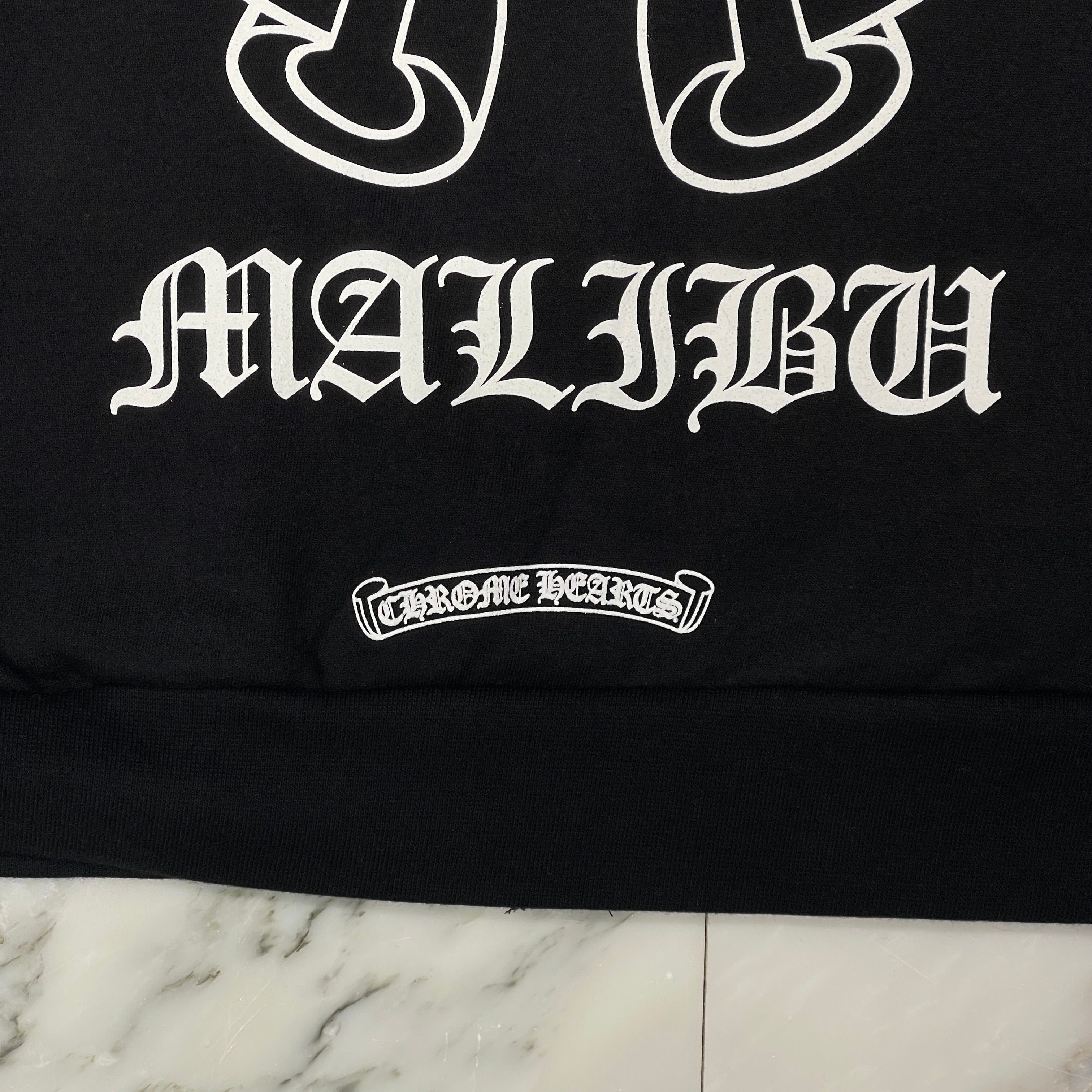 CHROME HEARTS Malibu Limited Horseshoe Zip Up Hoodie Size XL