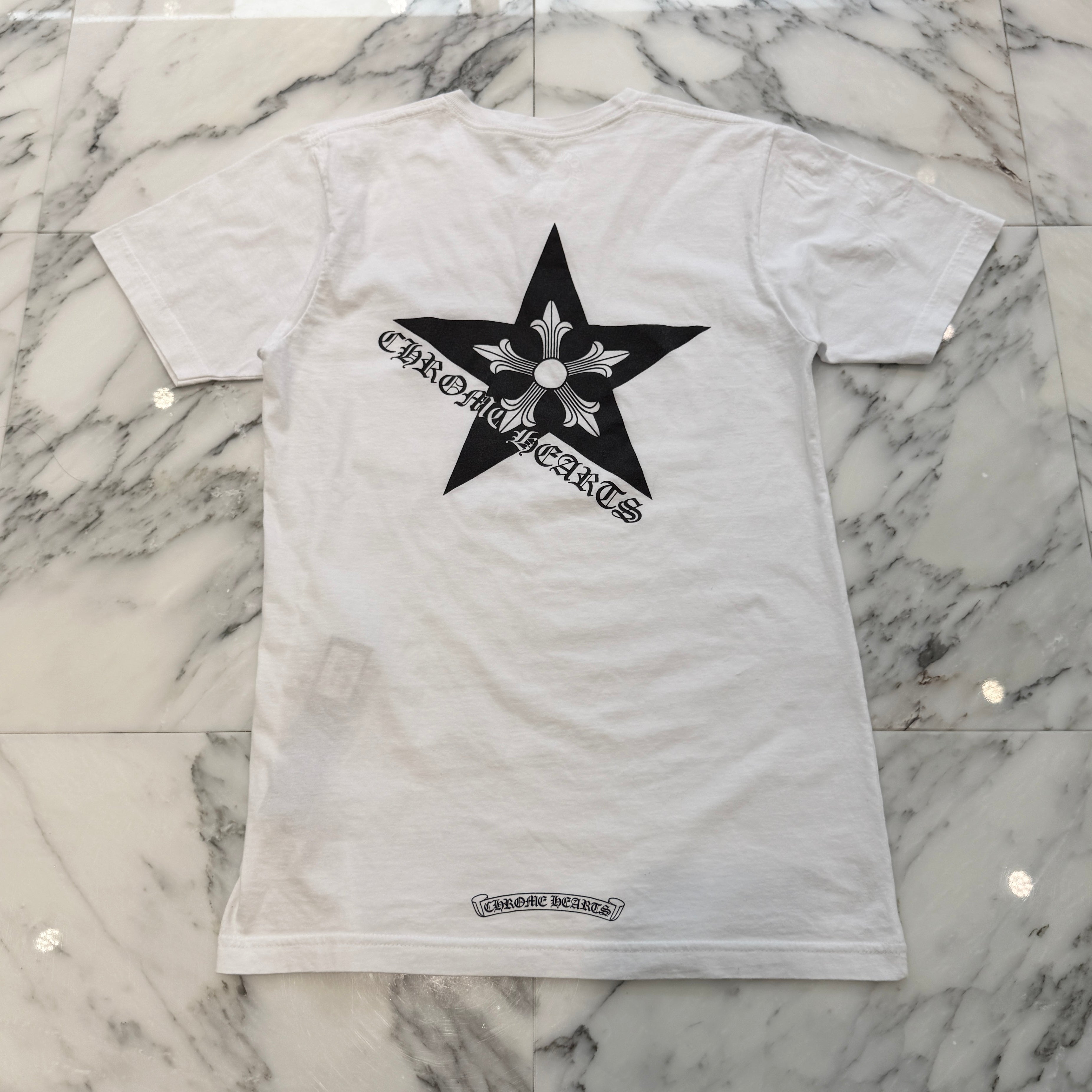 CHROME HEARTS Star CH Cross Print Tee size S クロムハーツ スター CHクロス Tシャツ サイズS