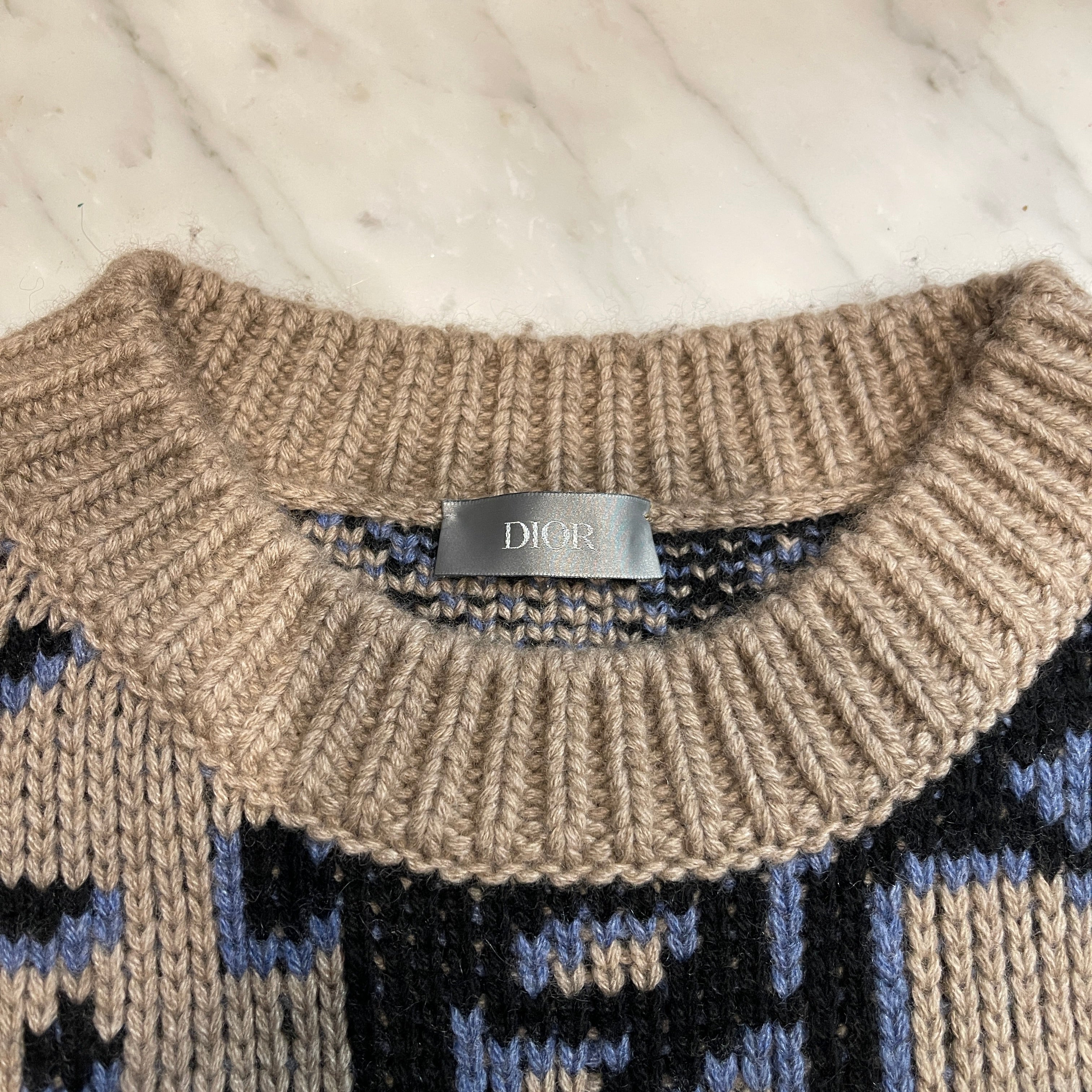 DIOR × CACTUS JACK 2022SS Oversized Sleeveless Sweater 283M654AT357 Size XL ディオール × カクタスジャック オーバーサイズド スリーブレス セーター サイズXL