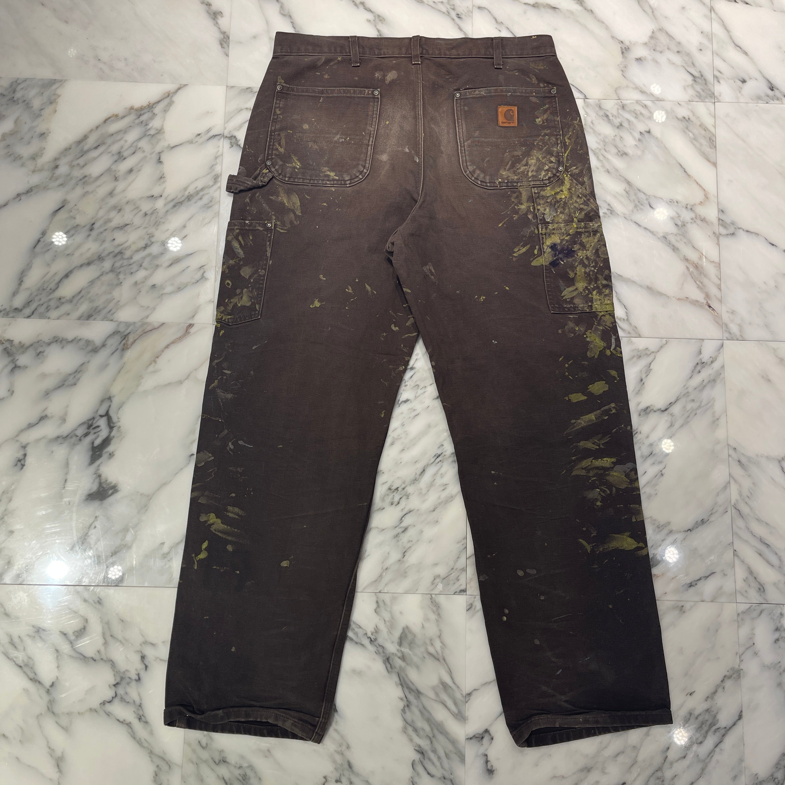 Carhartt Double Knee Denim Painter Pants Size 36×32
