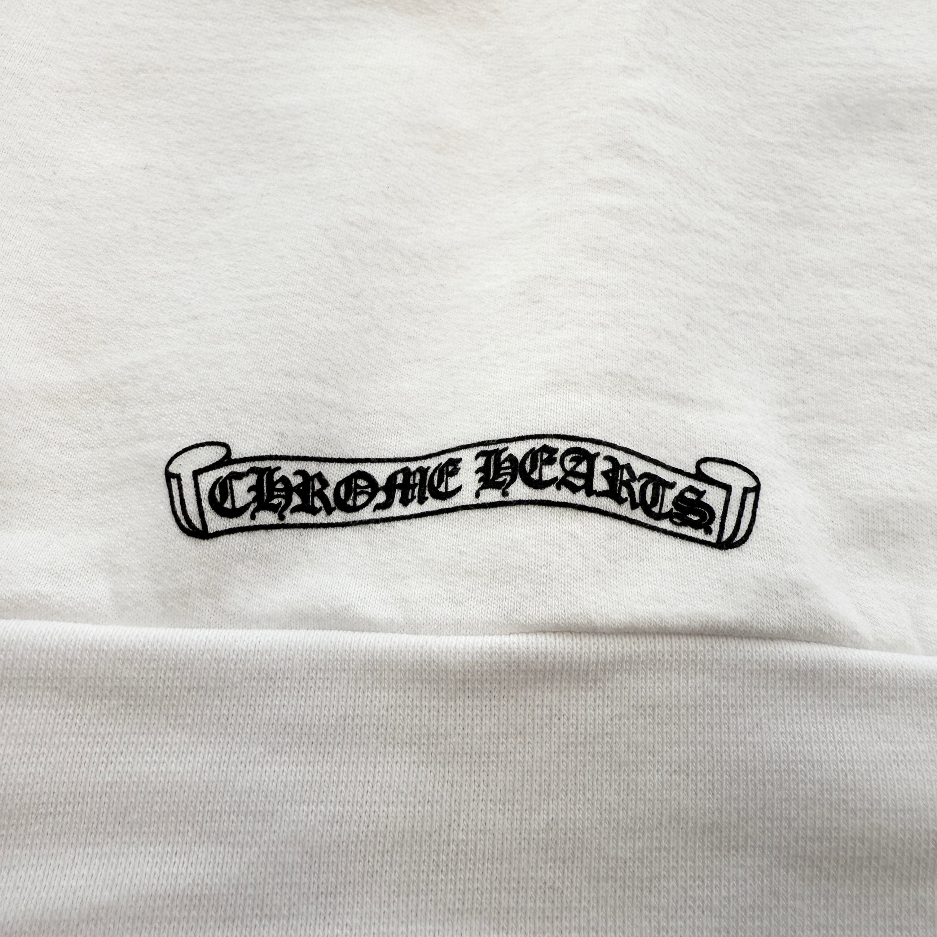 CHROME HEARTS × The Rolling Stones Lip & Tongue Print Pullover Hoodie Size L クロムハーツ × ローリングストーンズ リップ&タン プリント プルオーバーフーディ サイズL