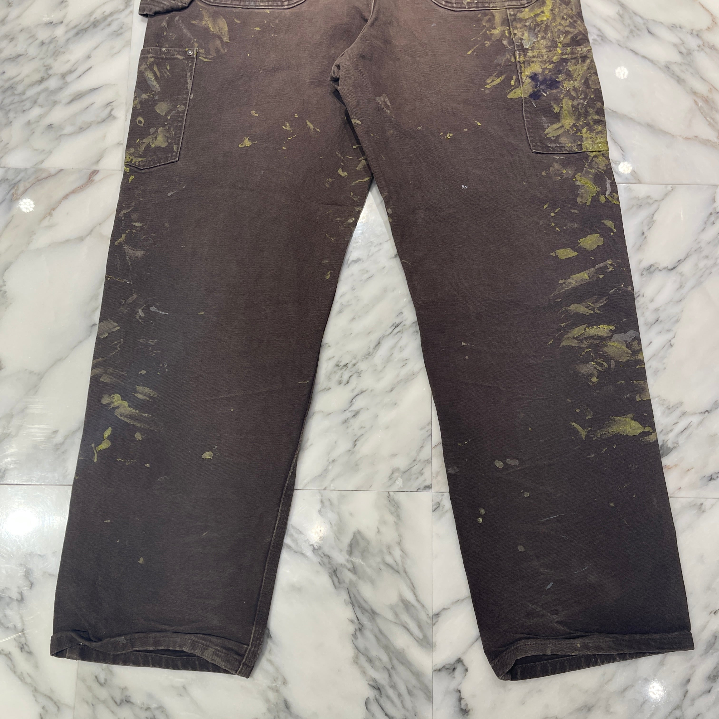 Carhartt Double Knee Denim Painter Pants Size 36×32